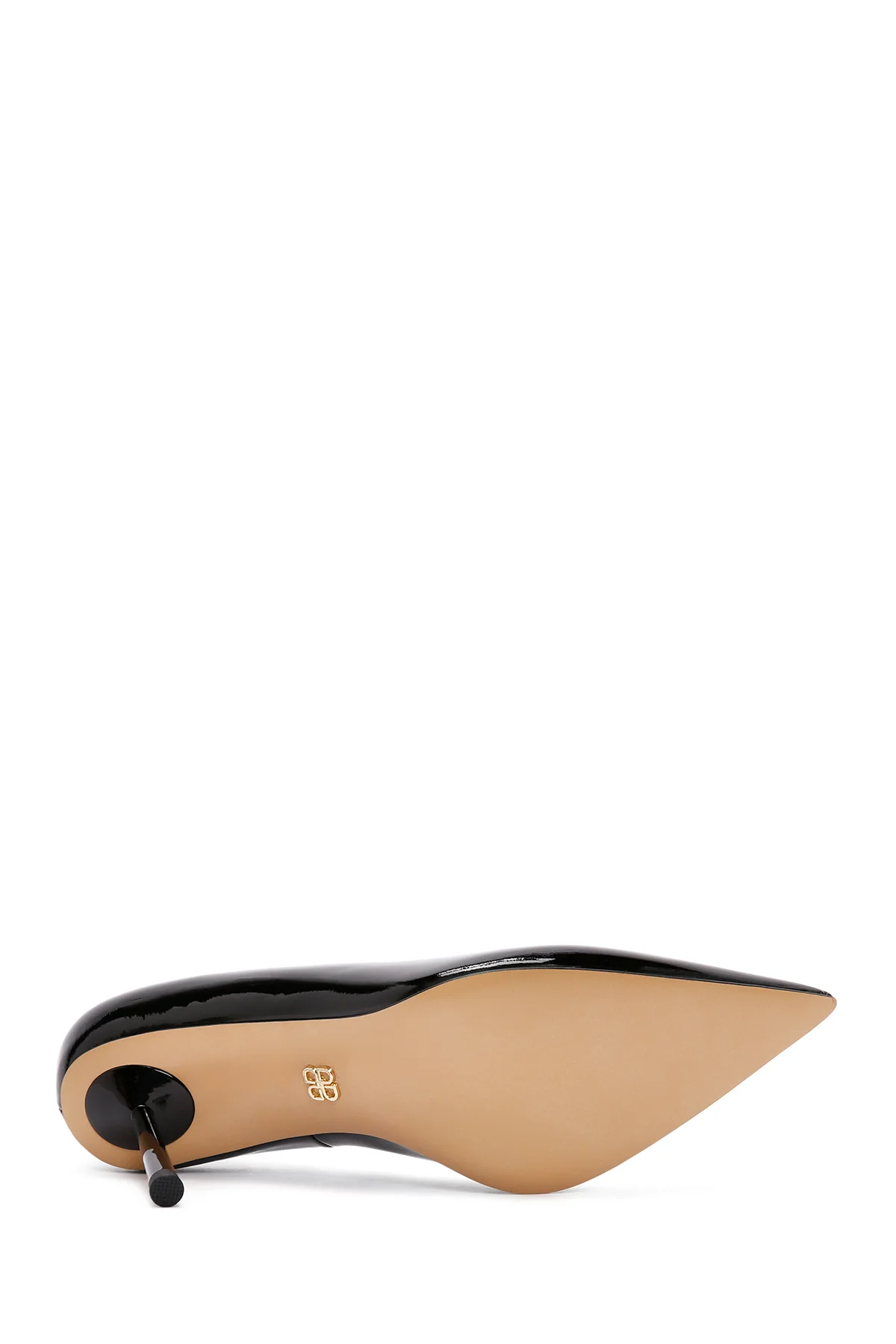 Kadın Siyah Topuklu Deri Stiletto - Image 5