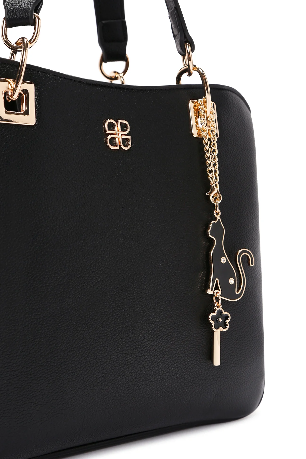 Kadın Siyah Uzun Askılı Kol Çantası - Image 8