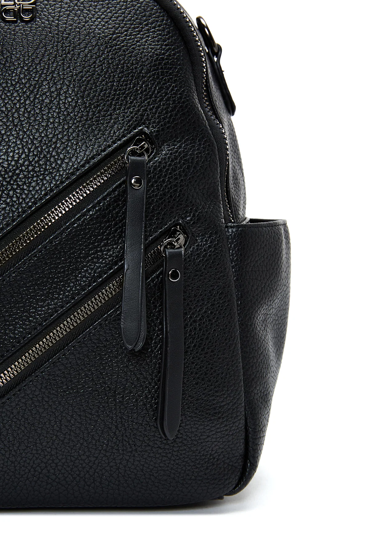 Kadın Siyah Uzun Askılı Sırt Çantası - Image 8