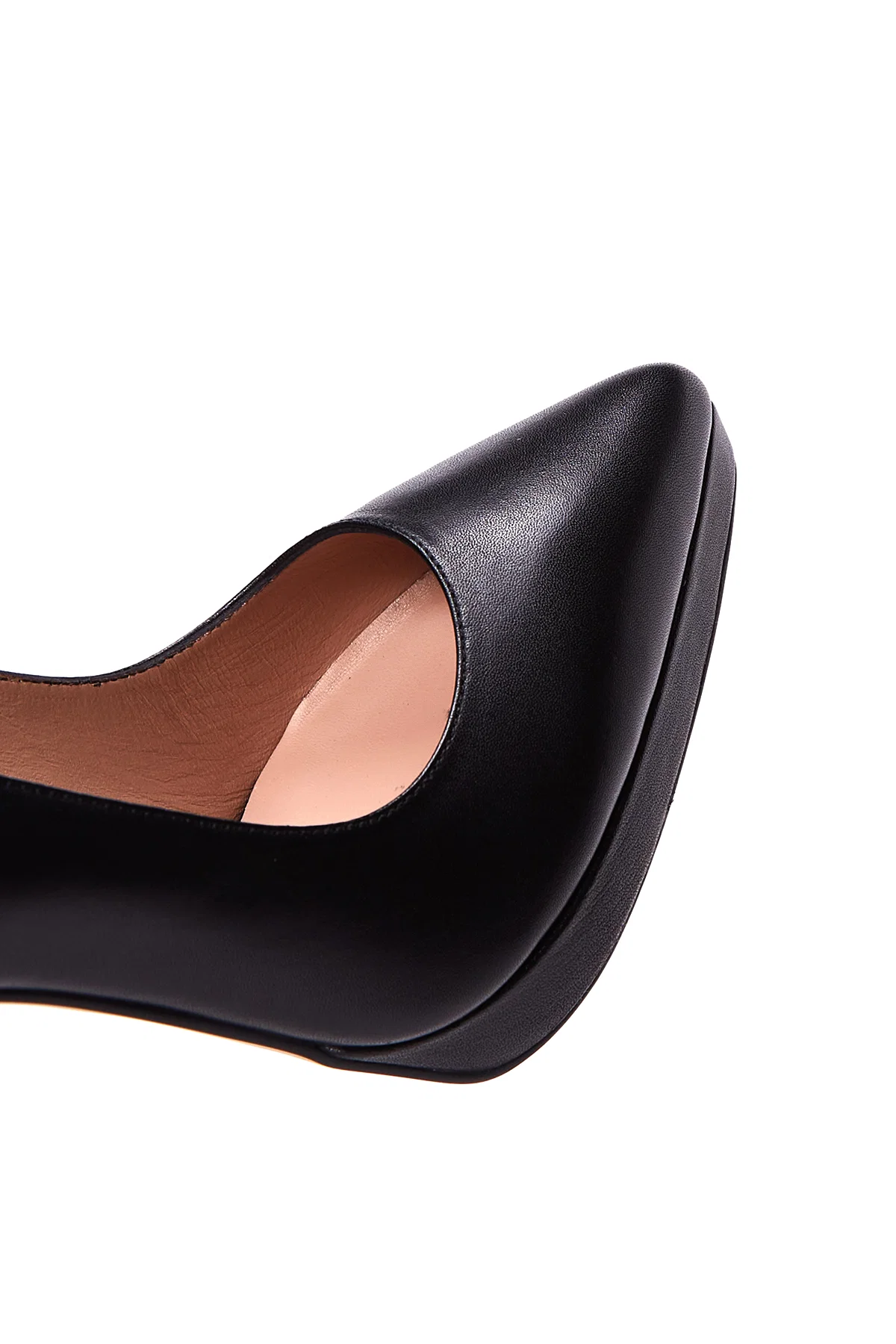Kadın Siyah Yüksek Topuklu Deri Stiletto - Image 8