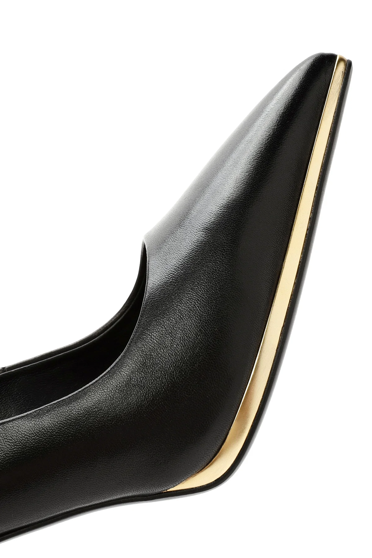 Kadın Siyah Yüksek Topuklu Deri Stiletto - Image 10
