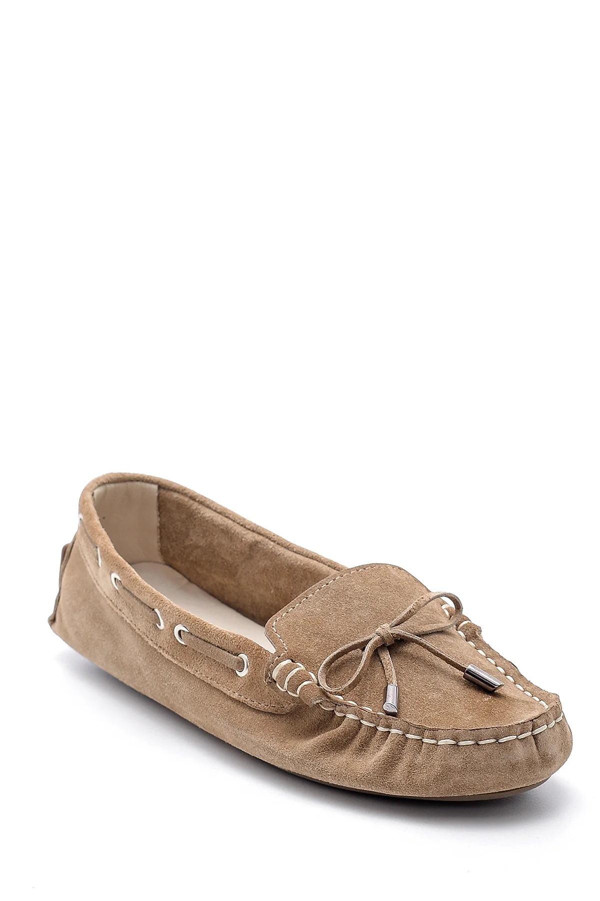 Kadın Süet Deri Loafer - Image 2