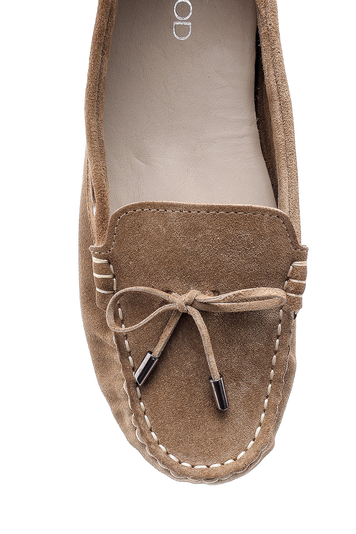 Kadın Süet Deri Loafer - Image 6