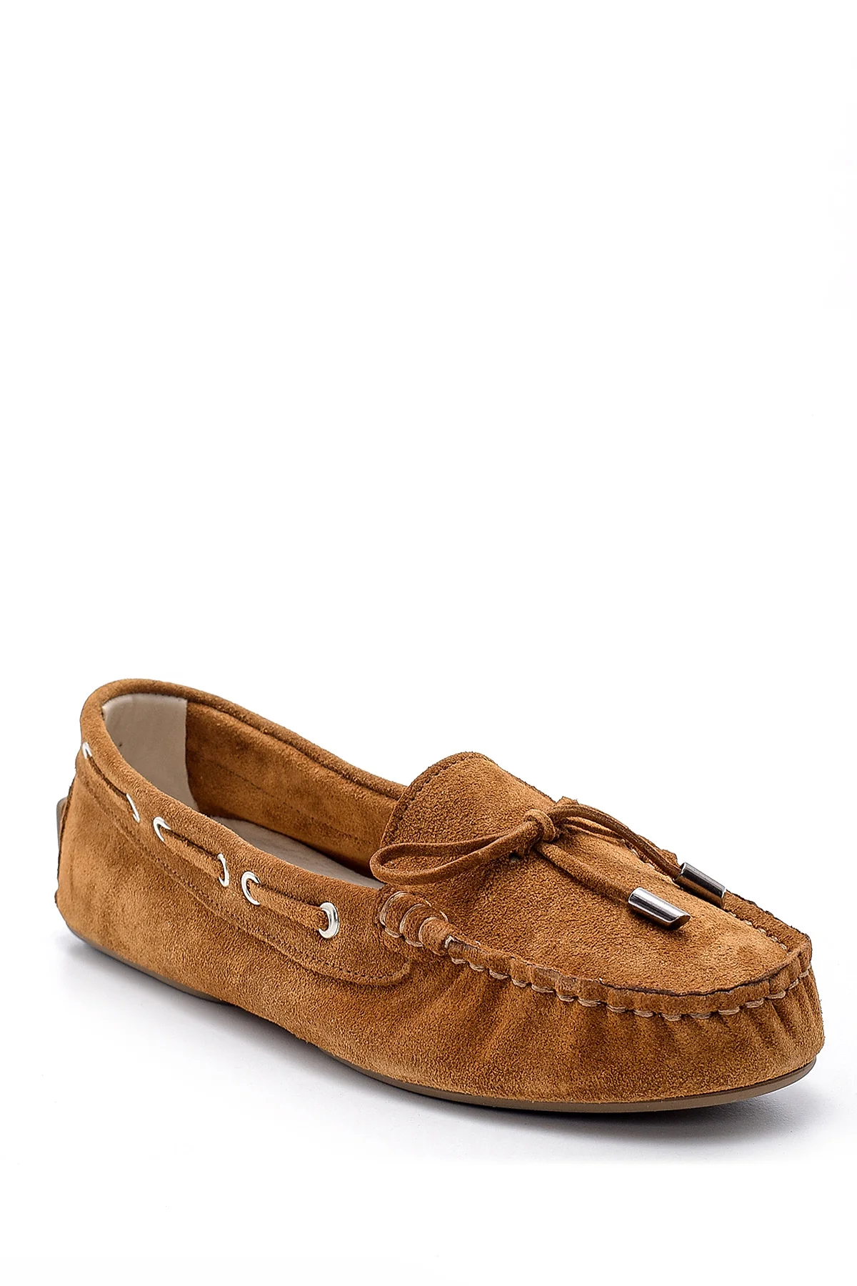 Kadın Süet Deri Loafer - Image 2