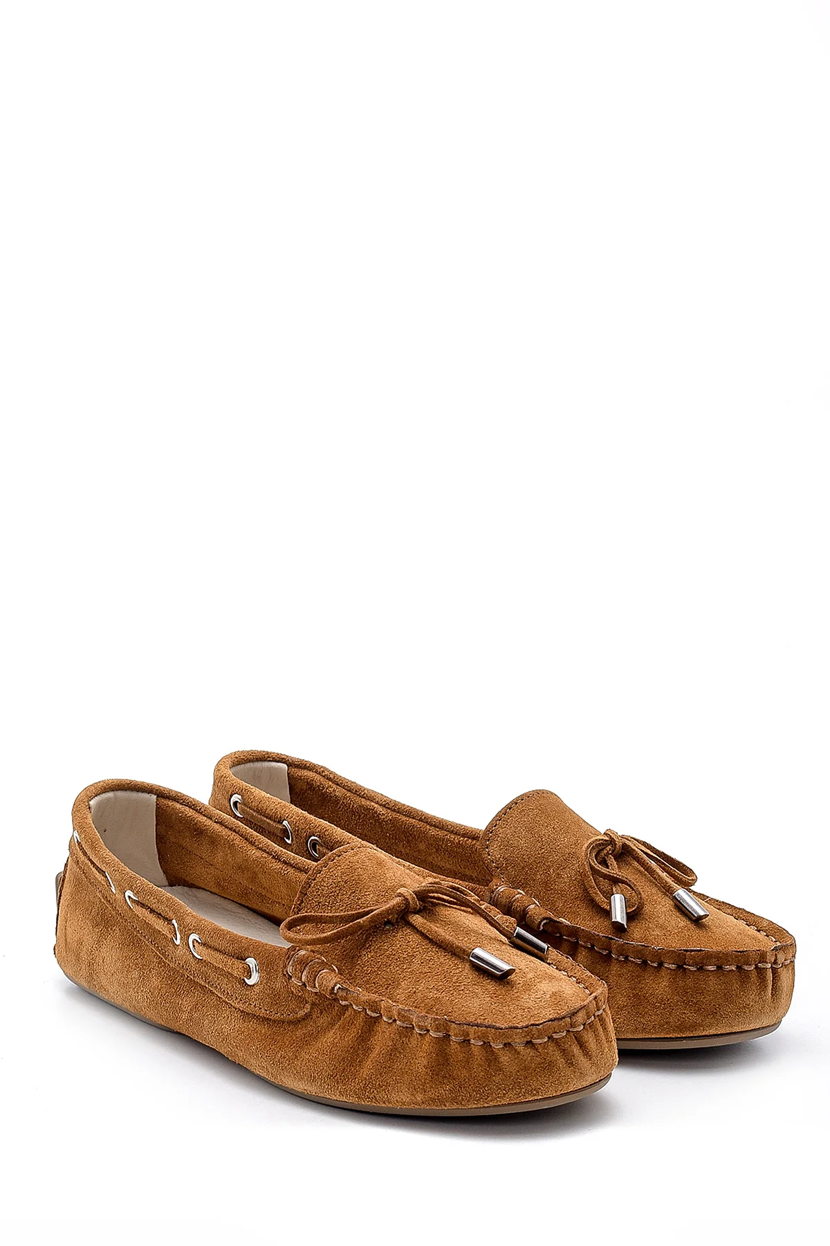 Kadın Süet Deri Loafer - Image 3