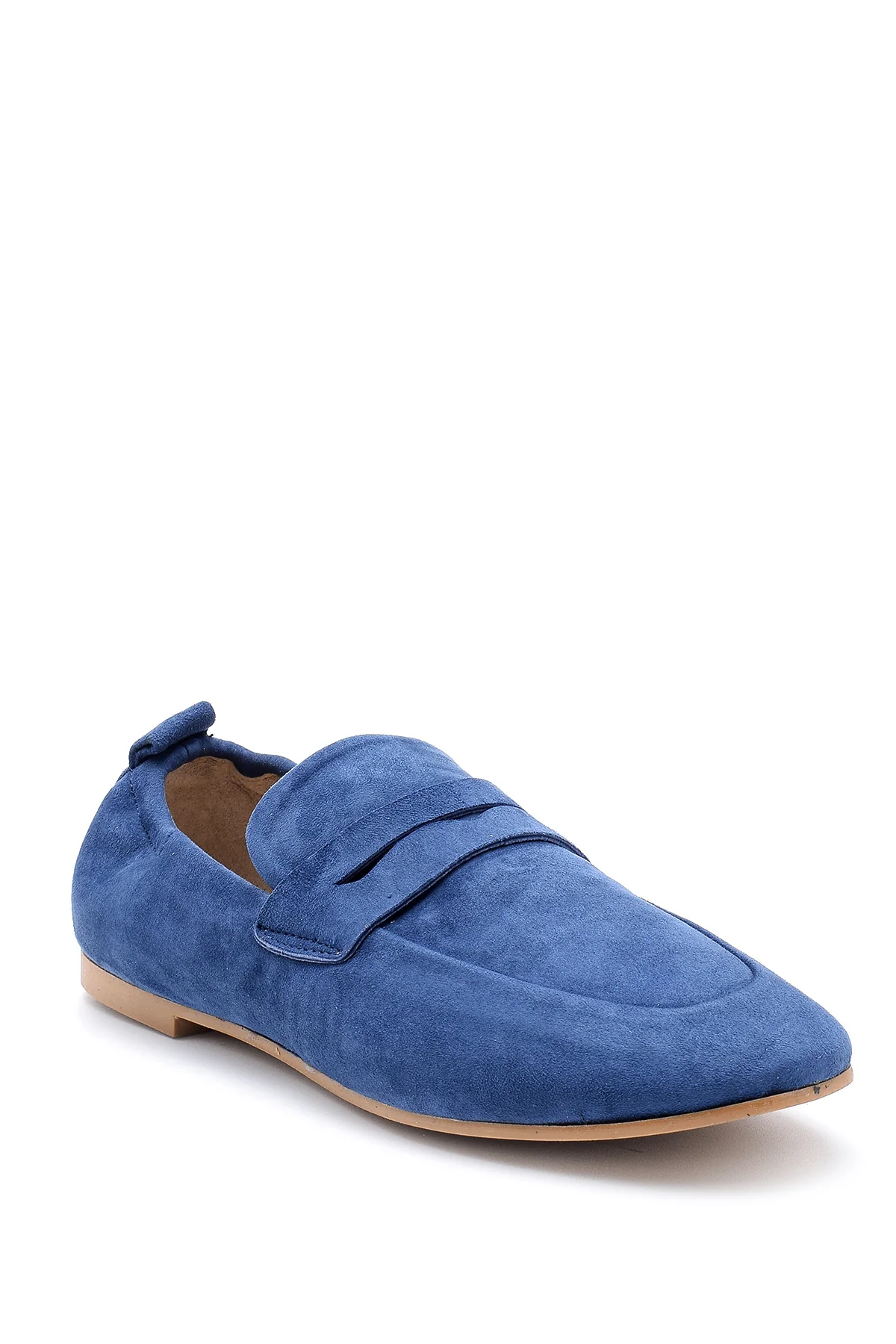 Kadın Süet Deri Loafer - Image 2