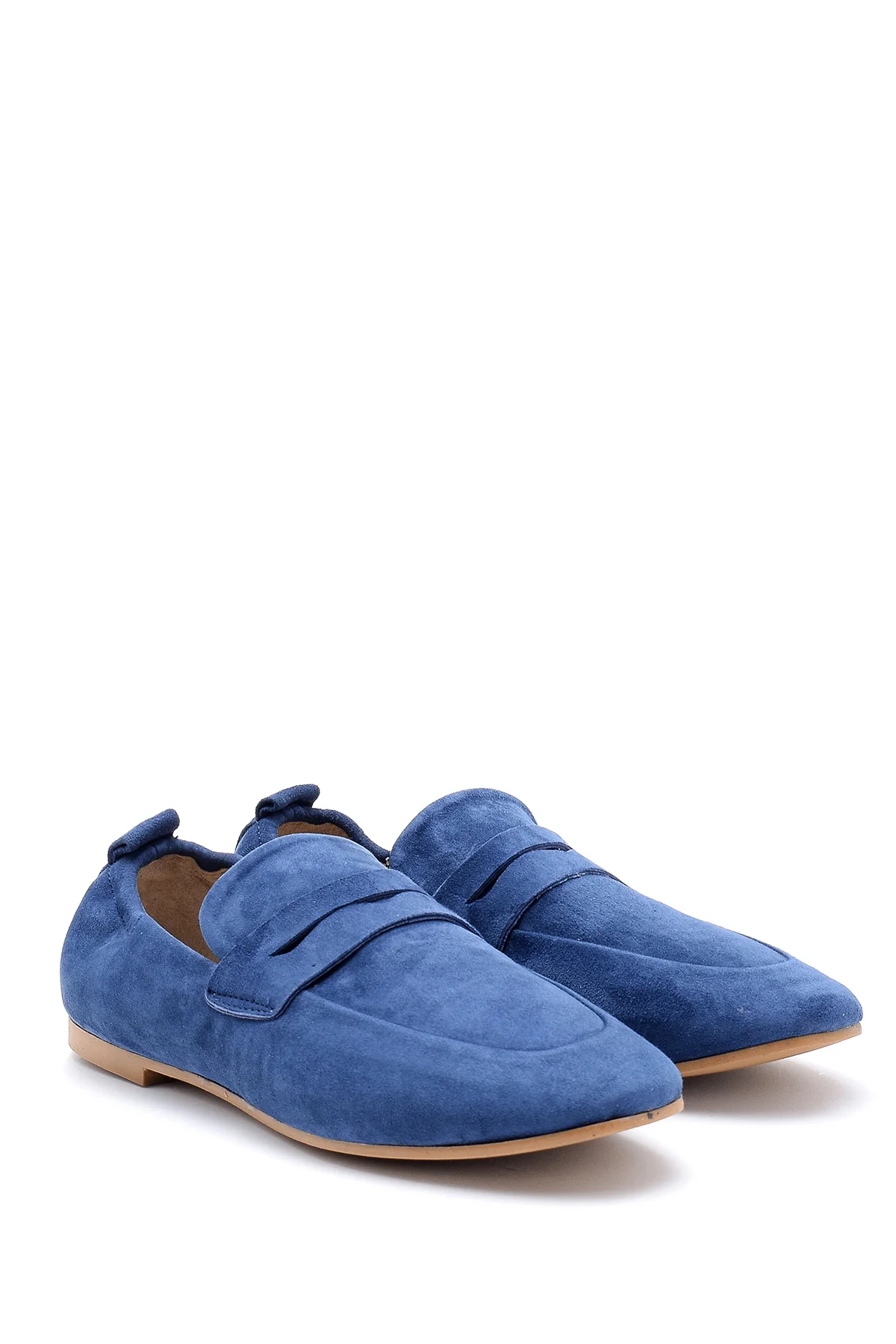 Kadın Süet Deri Loafer - Image 3