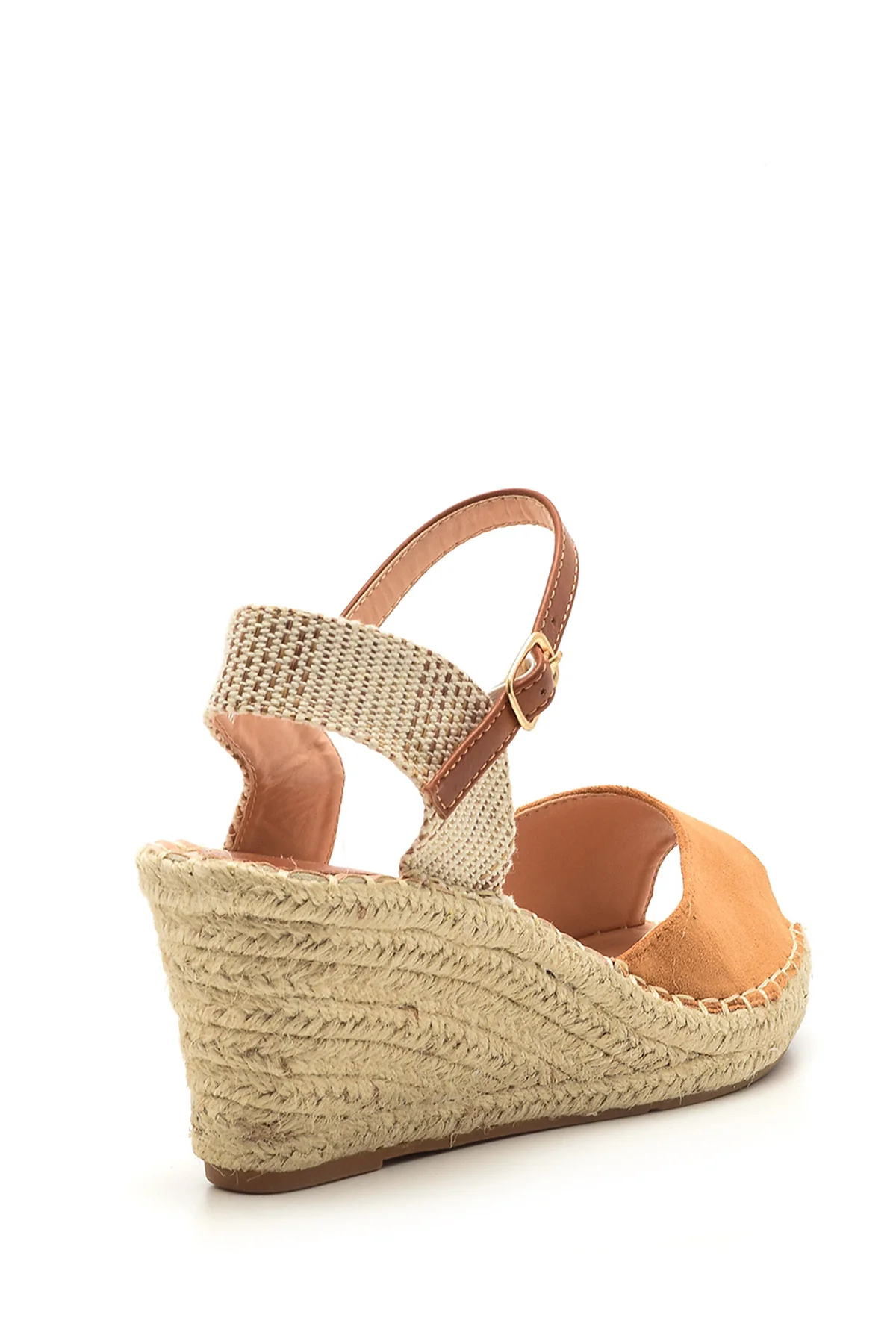 Kadın Süet Dolgu Topuklu Espadril Ayakkabı - Image 5