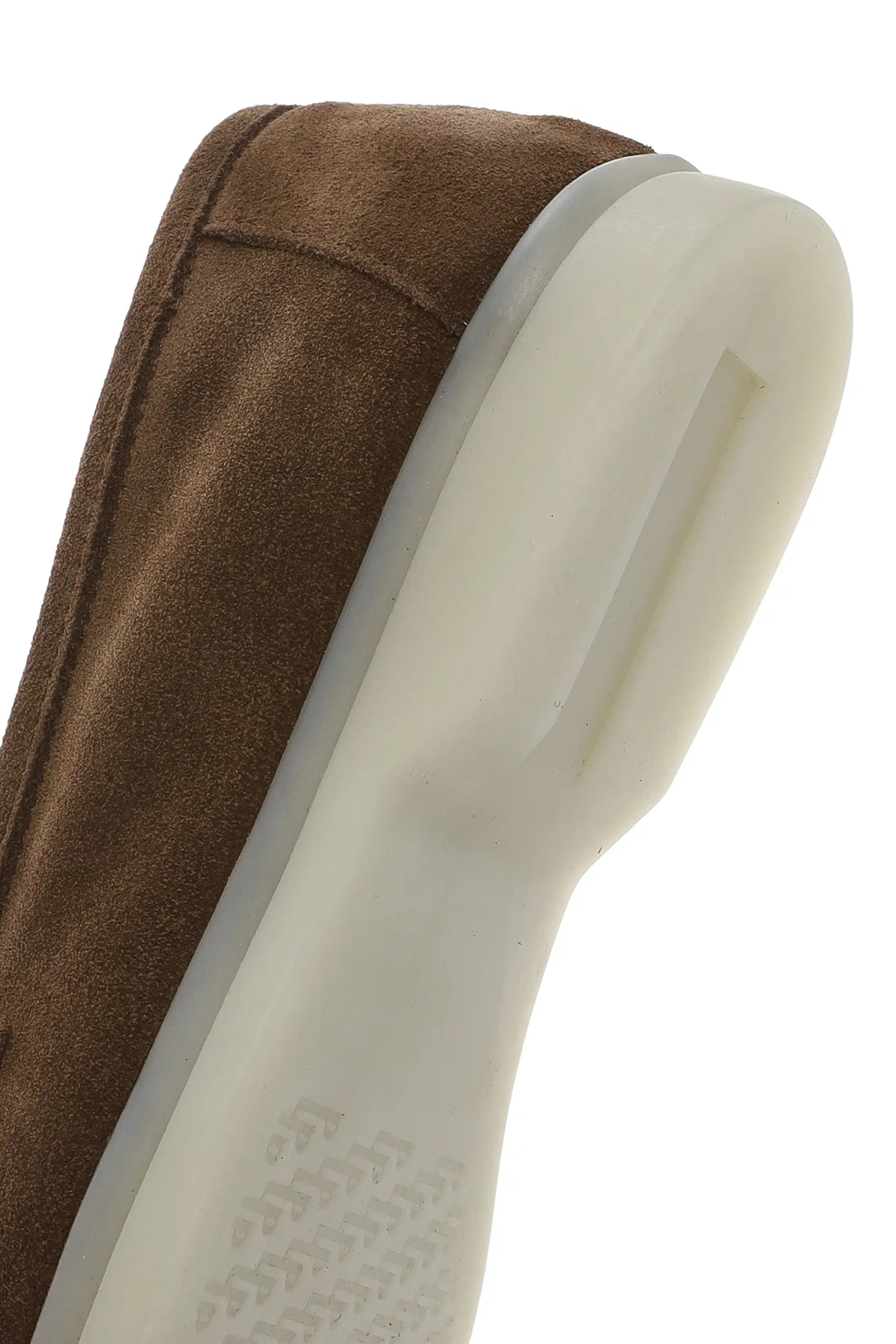 Kadın Taba Aksesuarlı Süet Deri Loafer - Image 8