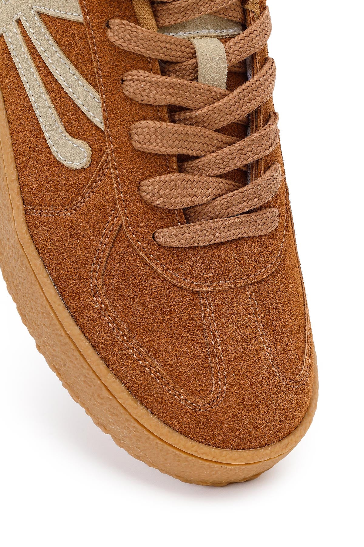 Kadın Taba Bağcıklı Kalın Tabanlı Sneaker - Image 9
