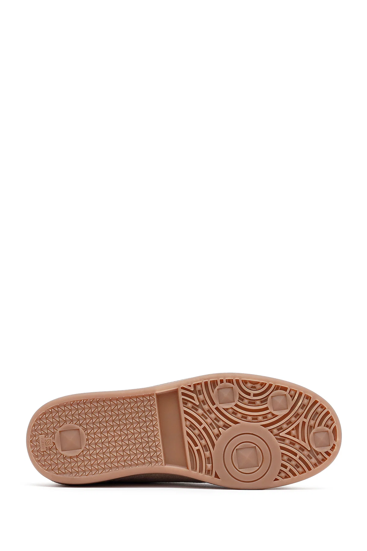 Kadın Taba Bağcıklı Süet Deri Sneaker - Image 4