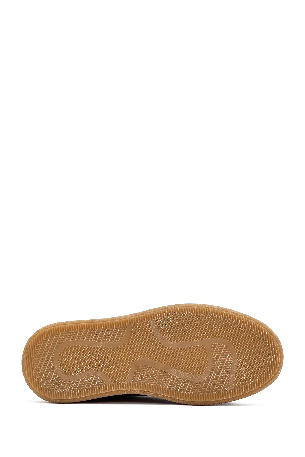 Kadın Taba Bağcıklı Süet Deri Sneaker - Image 6
