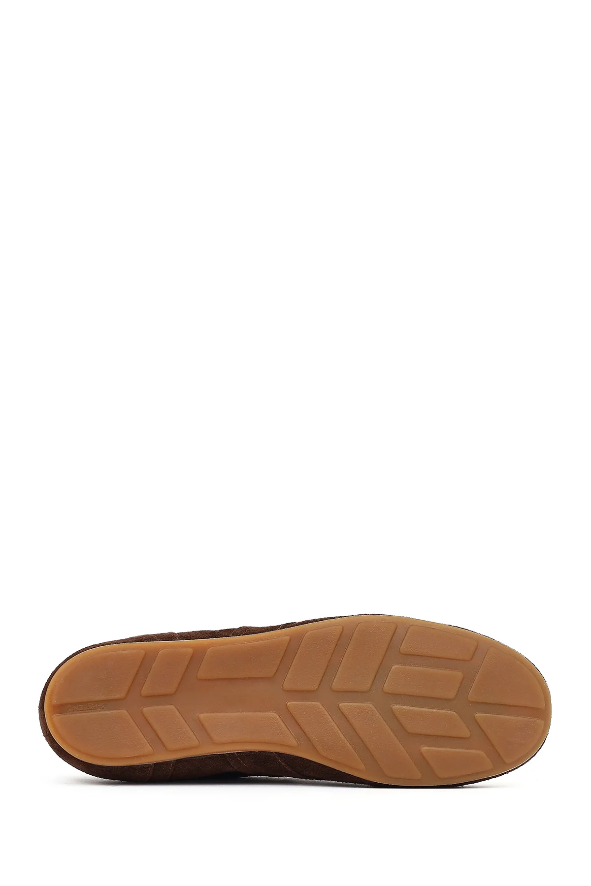 Kadın Taba Bağcıklı Süet Deri Sneaker - Image 5