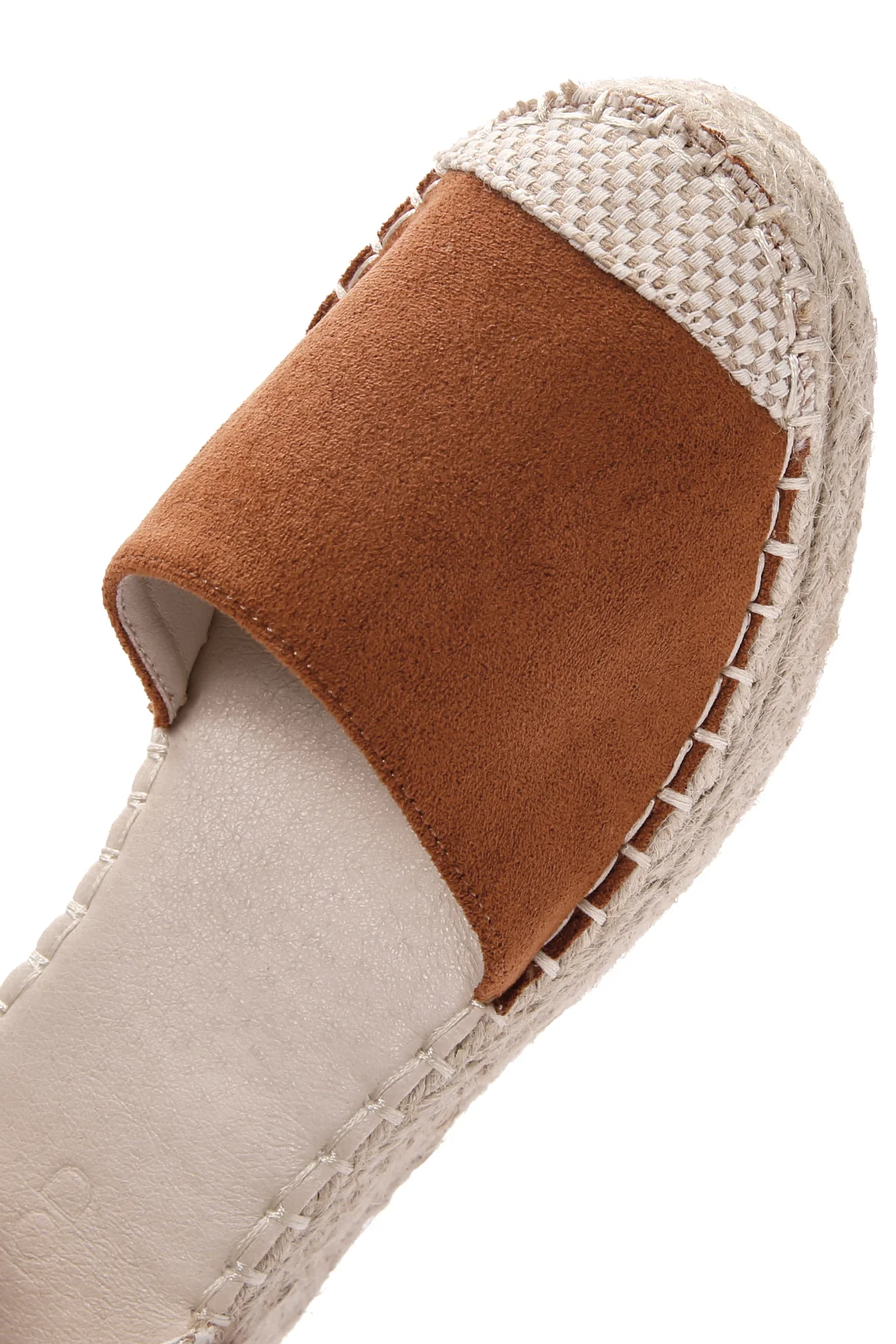Kadın Taba Bilekten Bantlı Dolgu Topuklu Espadril - Image 12