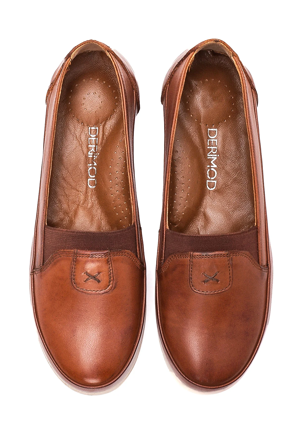 Kadın Taba Deri Comfort Loafer - Image 7