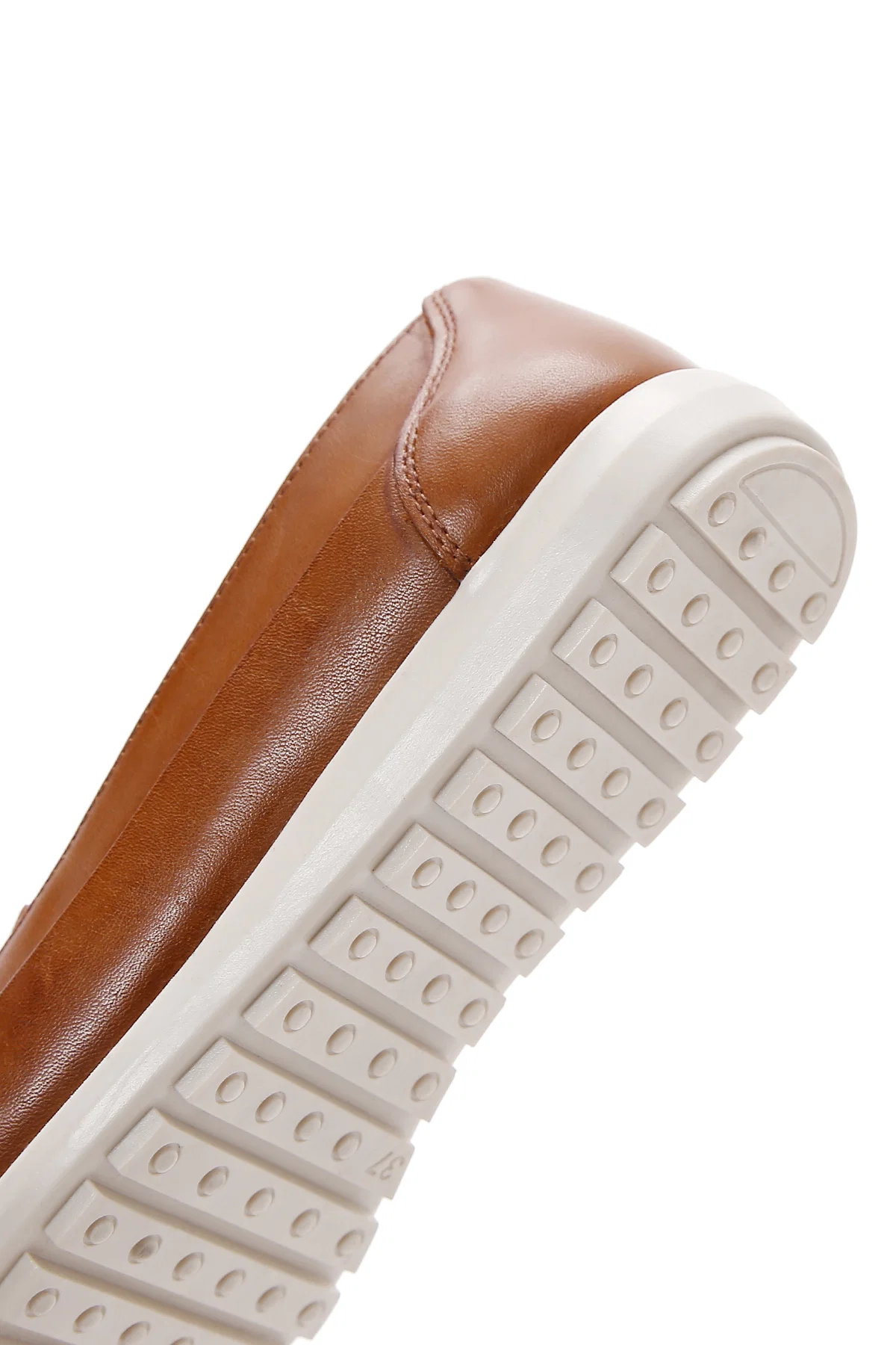 Kadın Taba Deri Comfort Loafer - Image 7