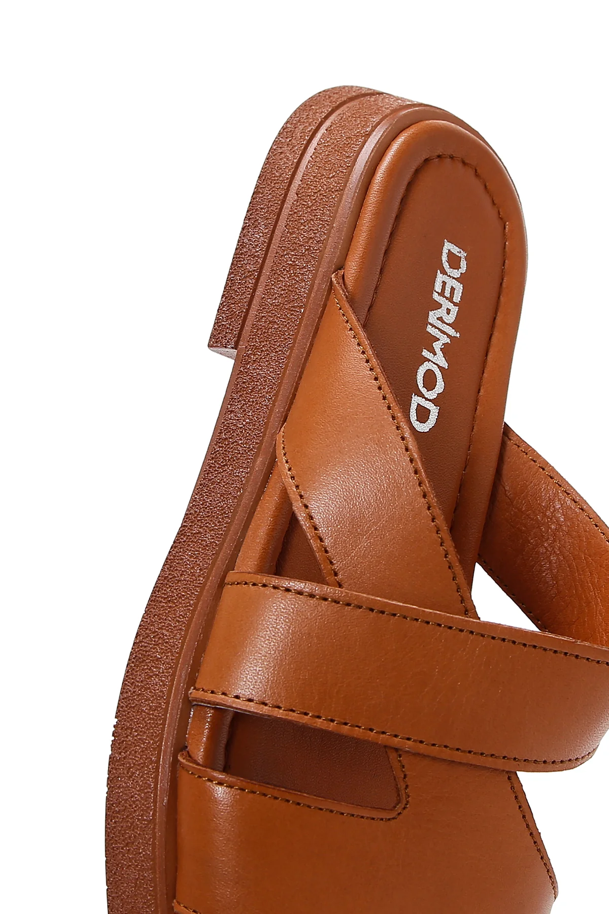 Kadın Taba Deri Comfort Terlik - Image 7