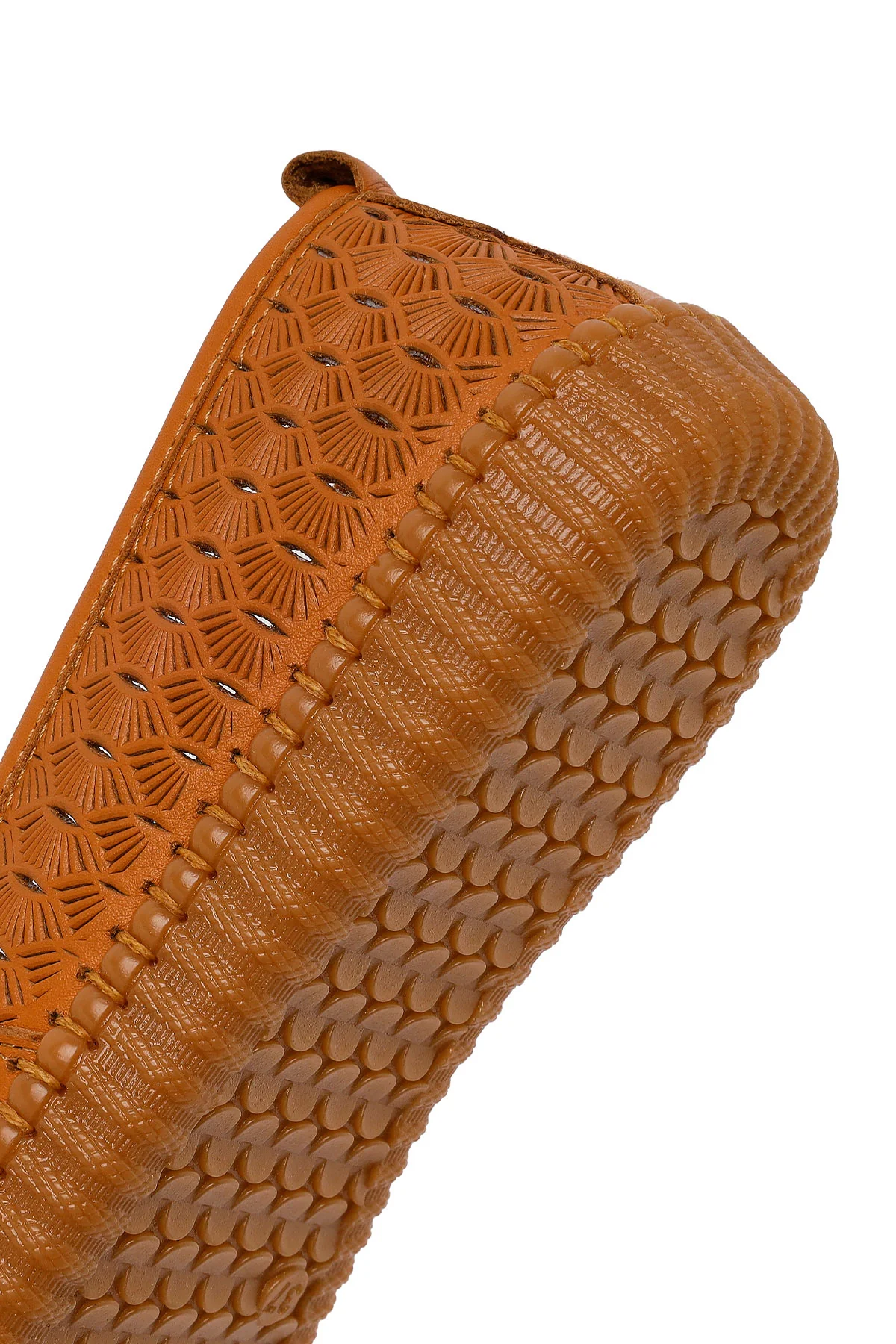 Kadın Taba Deri Konfor Loafer - Image 8