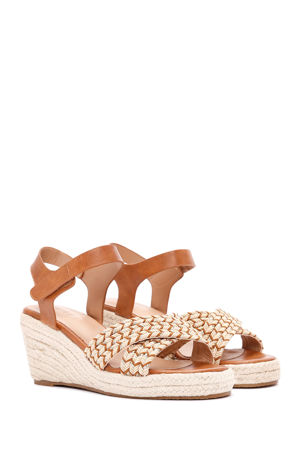 Kadın Taba Dolgu Topuklu Espadril - Image 4