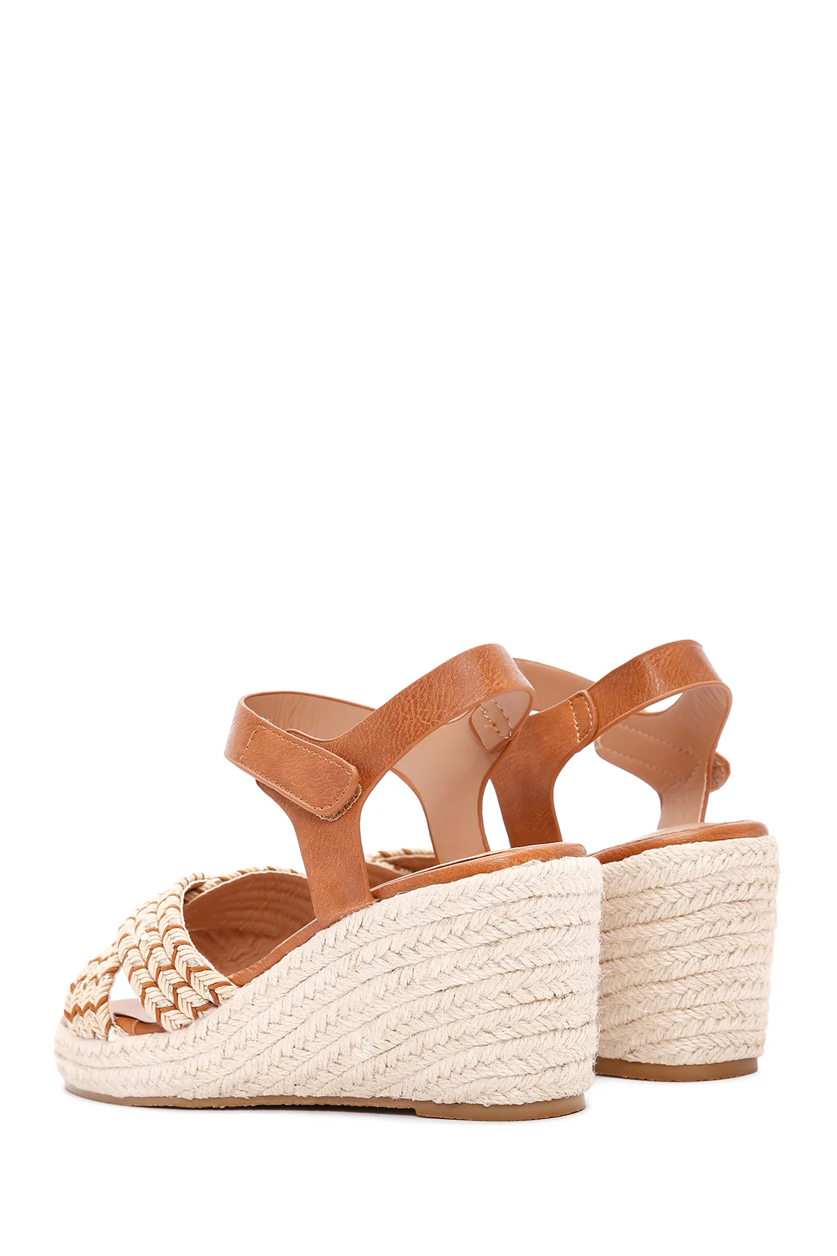 Kadın Taba Dolgu Topuklu Espadril - Image 6