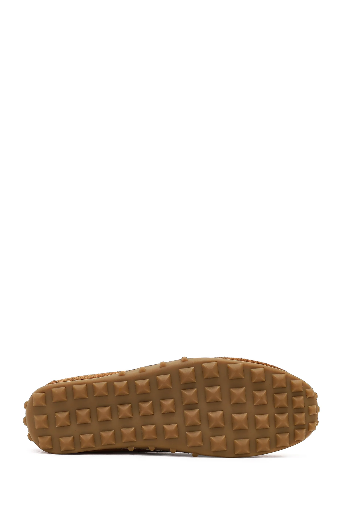 Kadın Taba Püsküllü Süet Deri Loafer - Image 4