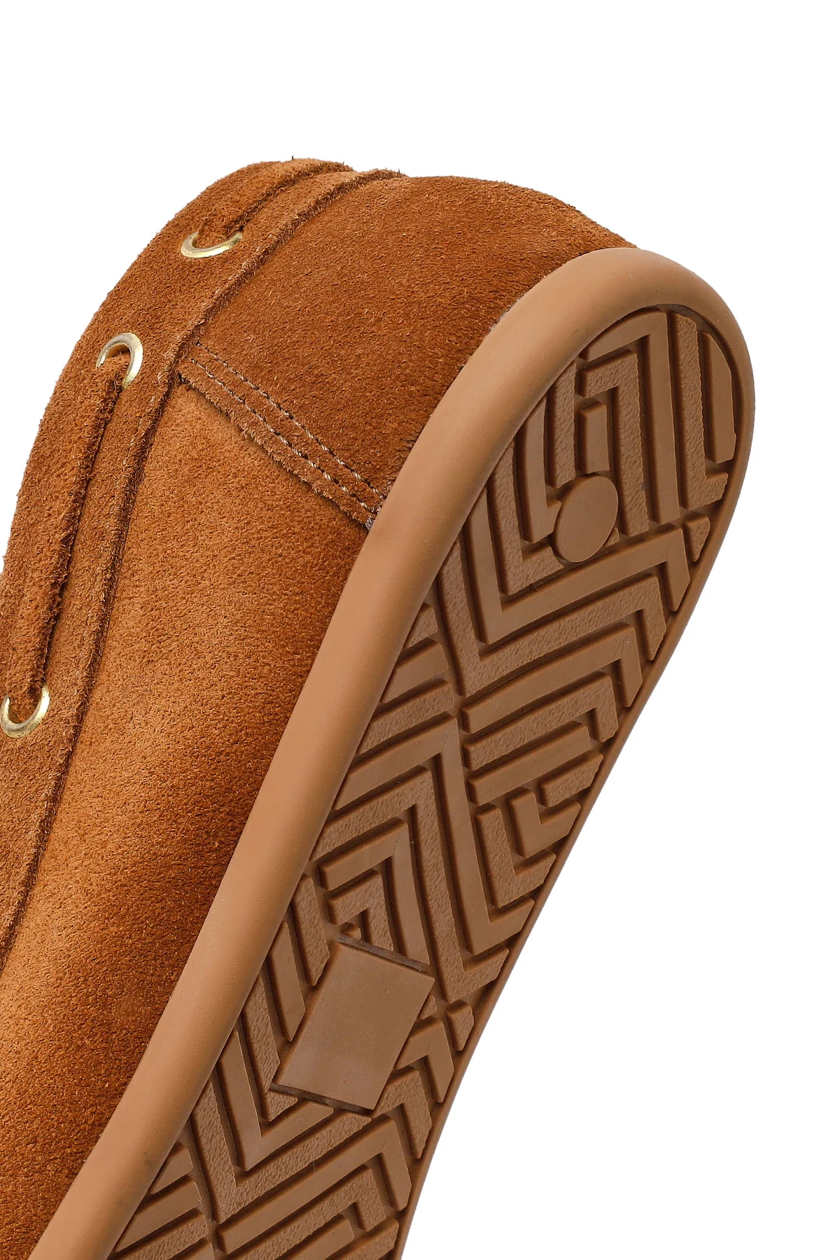 Kadın Taba Püsküllü Süet Deri Loafer - Image 8