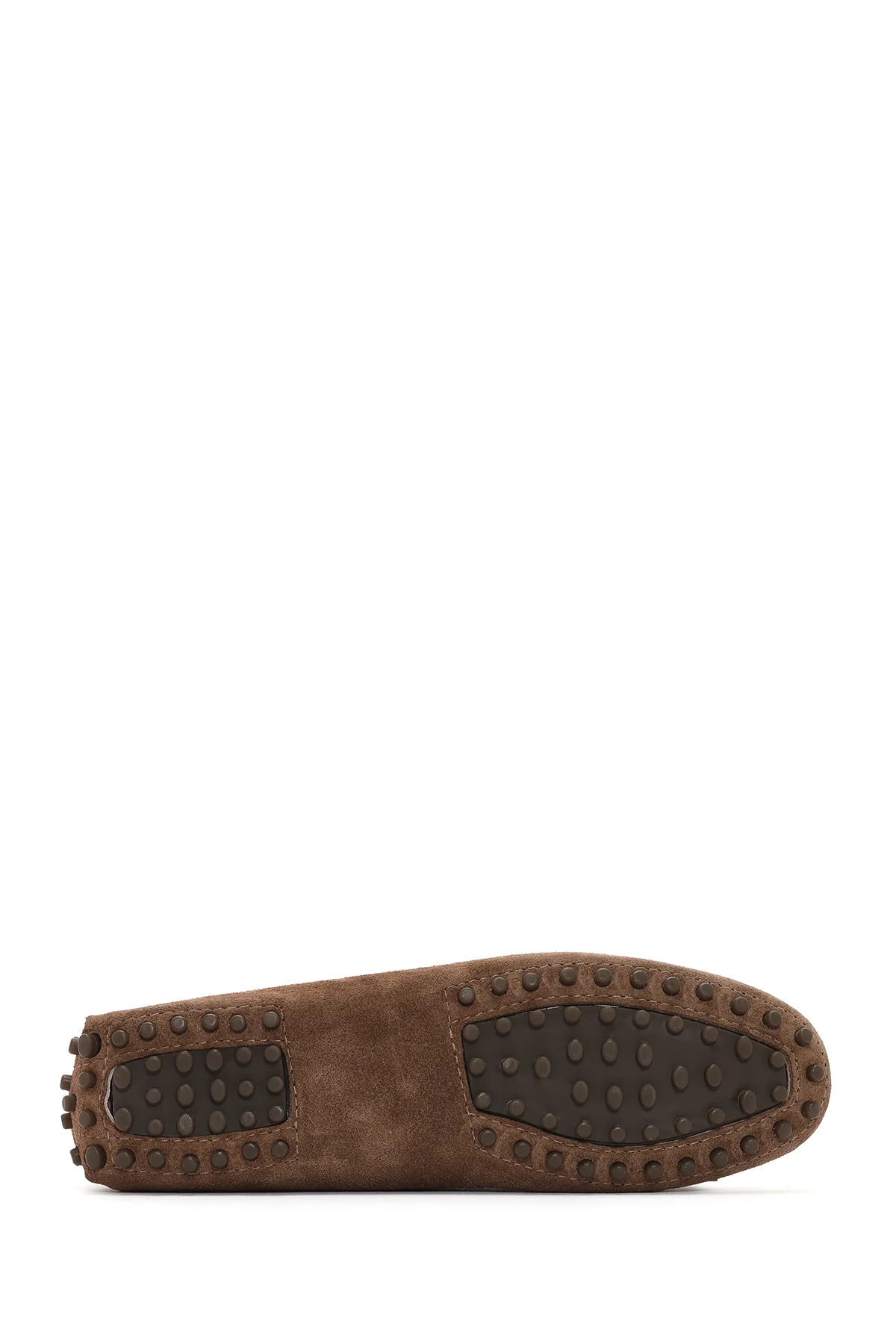 Kadın Taba Püsküllü Süet Deri Loafer - Image 5