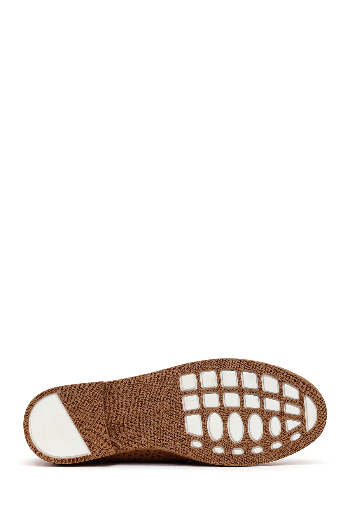 Kadın Taba Püsküllü Süet Deri Loafer - Image 5