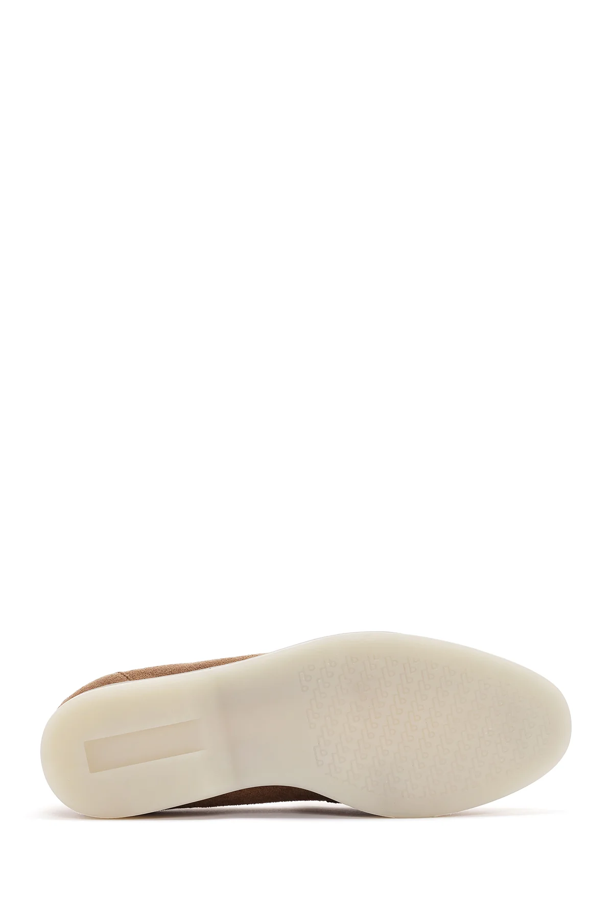 Kadın Taba Püsküllü Süet Maskülen Loafer - Image 4