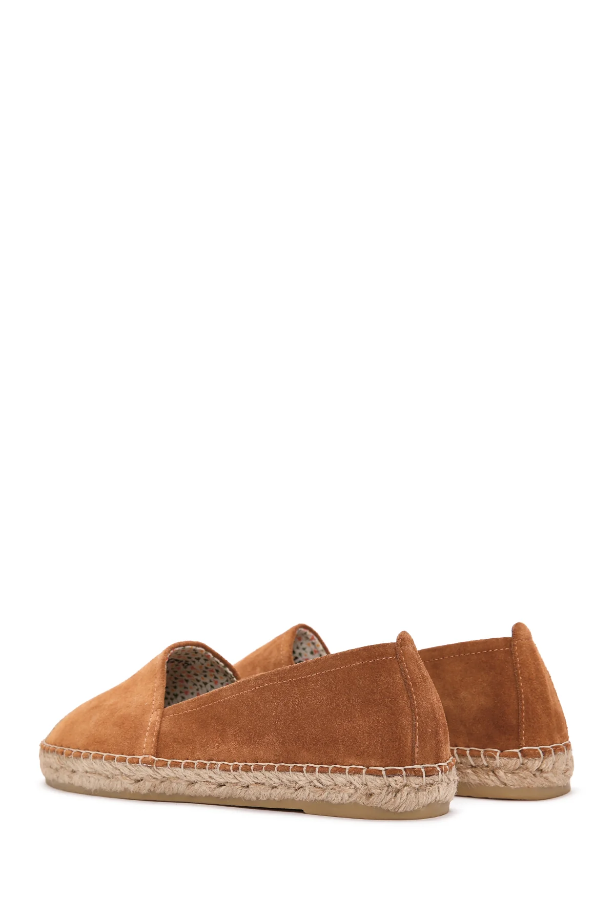 Kadın Taba Süet Deri Espadril - Image 5