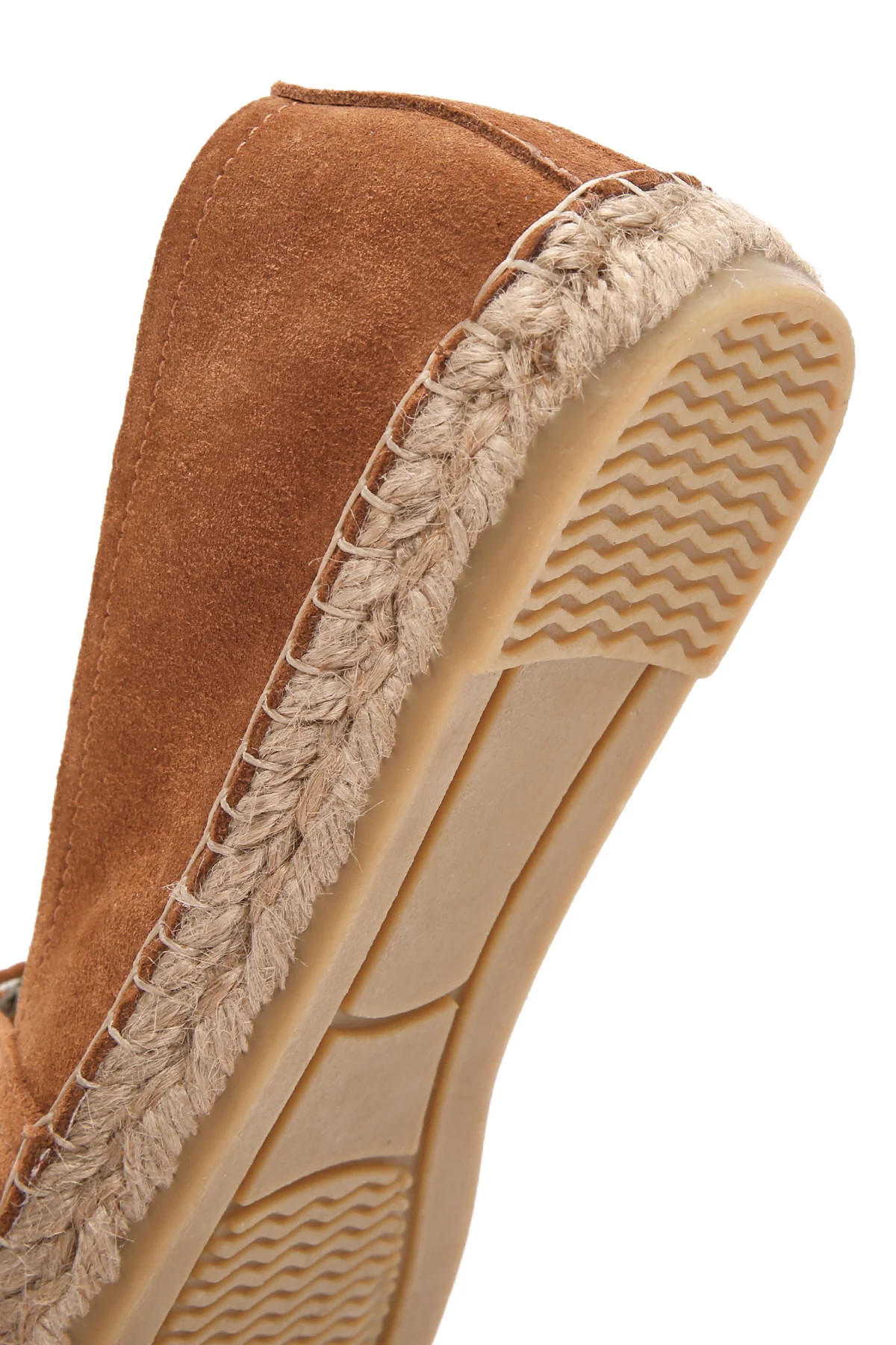 Kadın Taba Süet Deri Espadril - Image 8