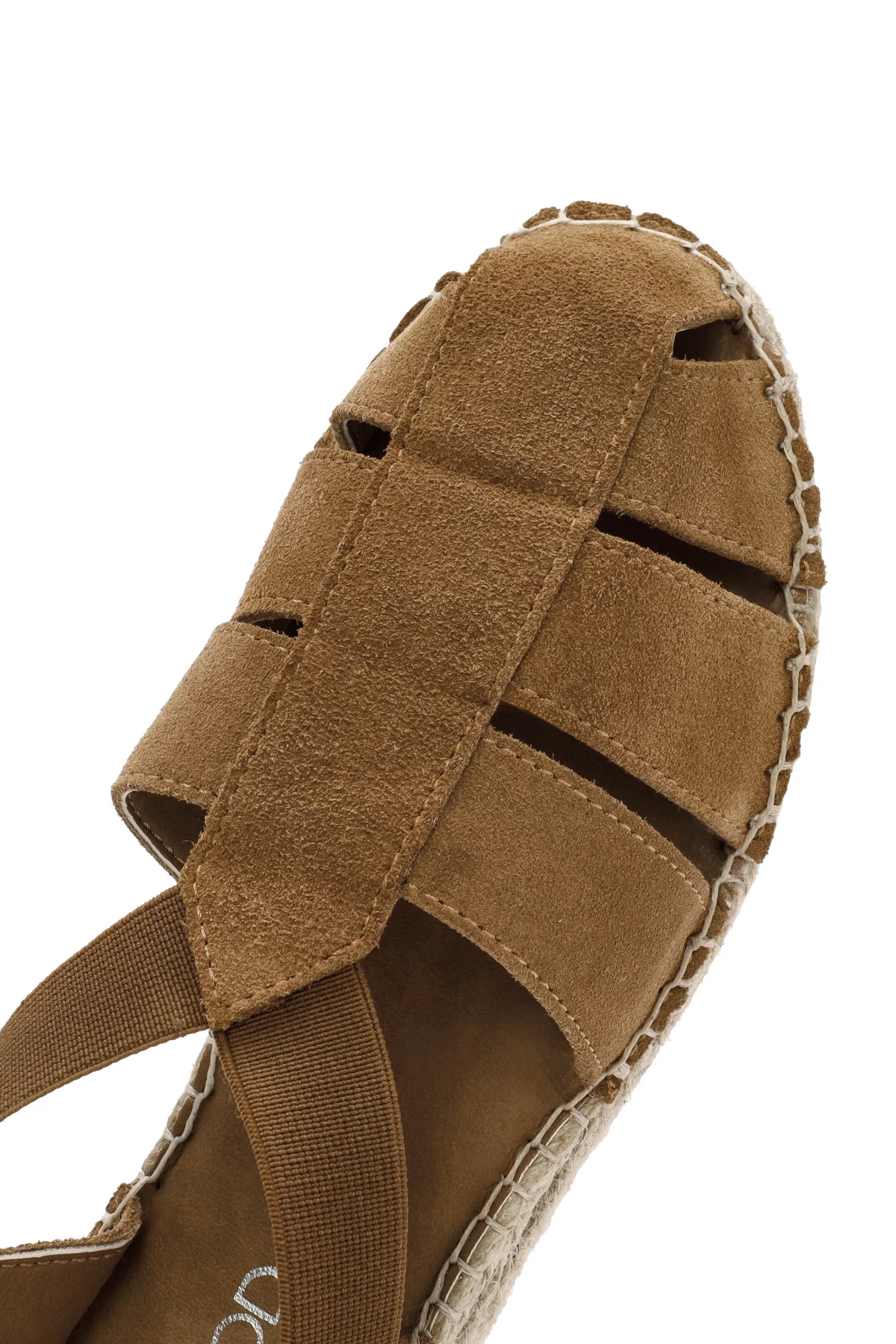 Kadın Taba Süet Deri Espadril - Image 10