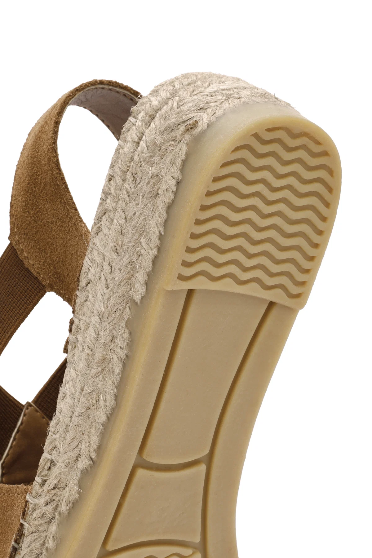 Kadın Taba Süet Deri Espadril - Image 8