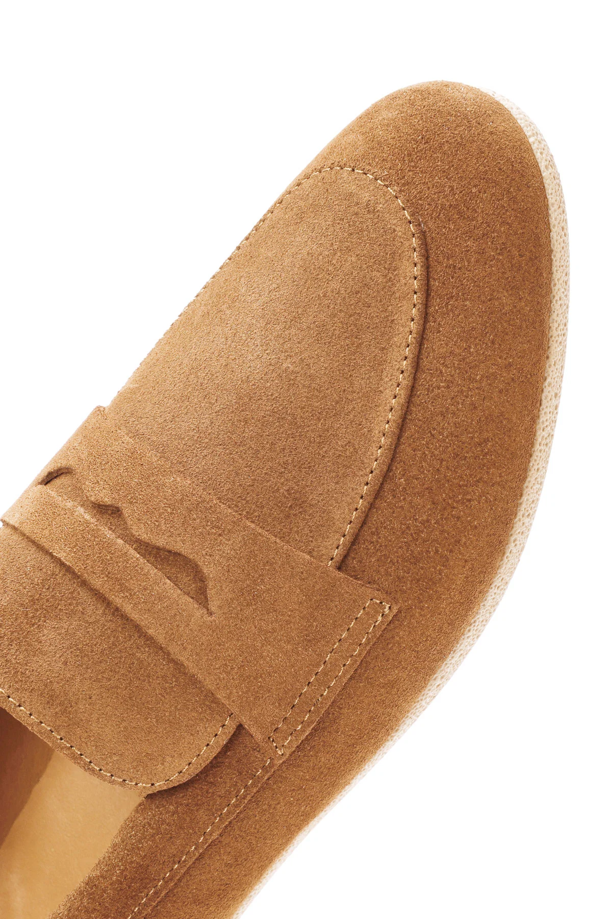 Kadın Taba Süet Deri Loafer - Image 10