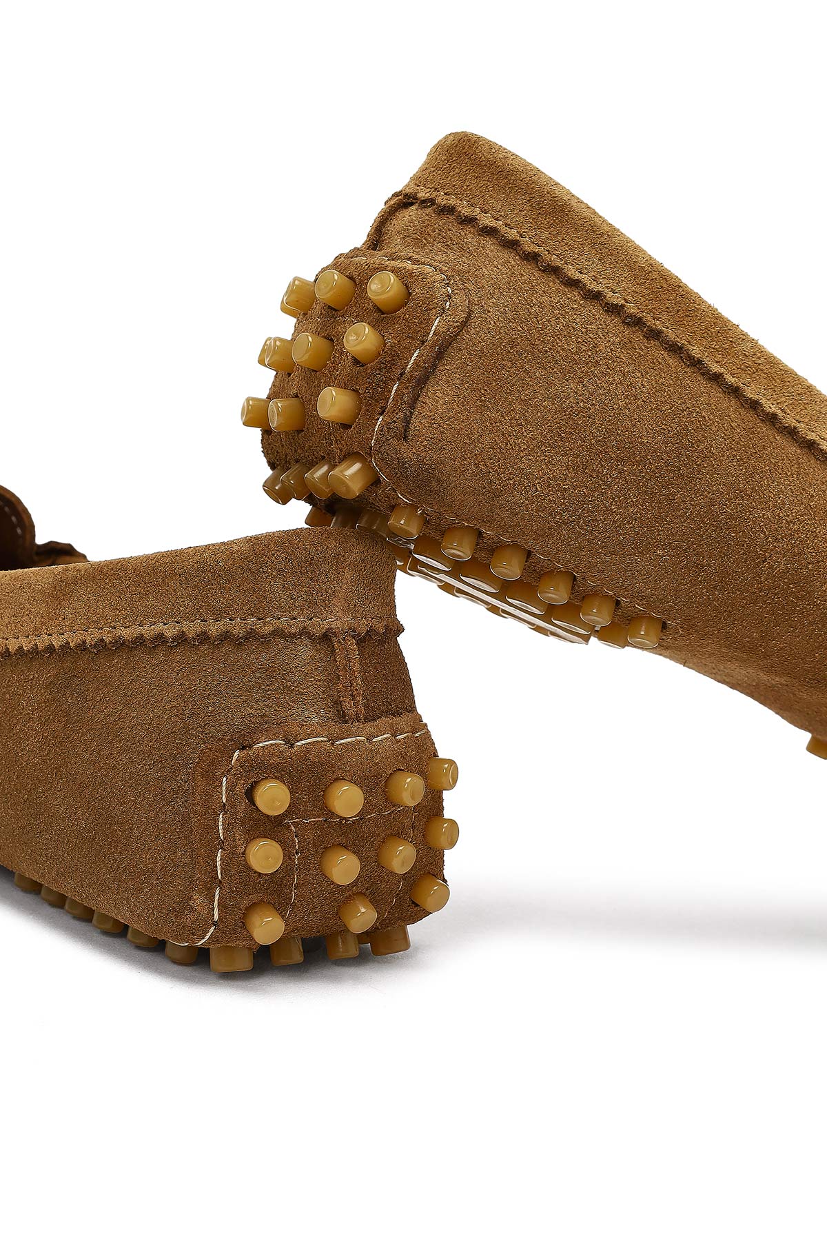 Kadın Taba Süet Deri Loafer - Image 10