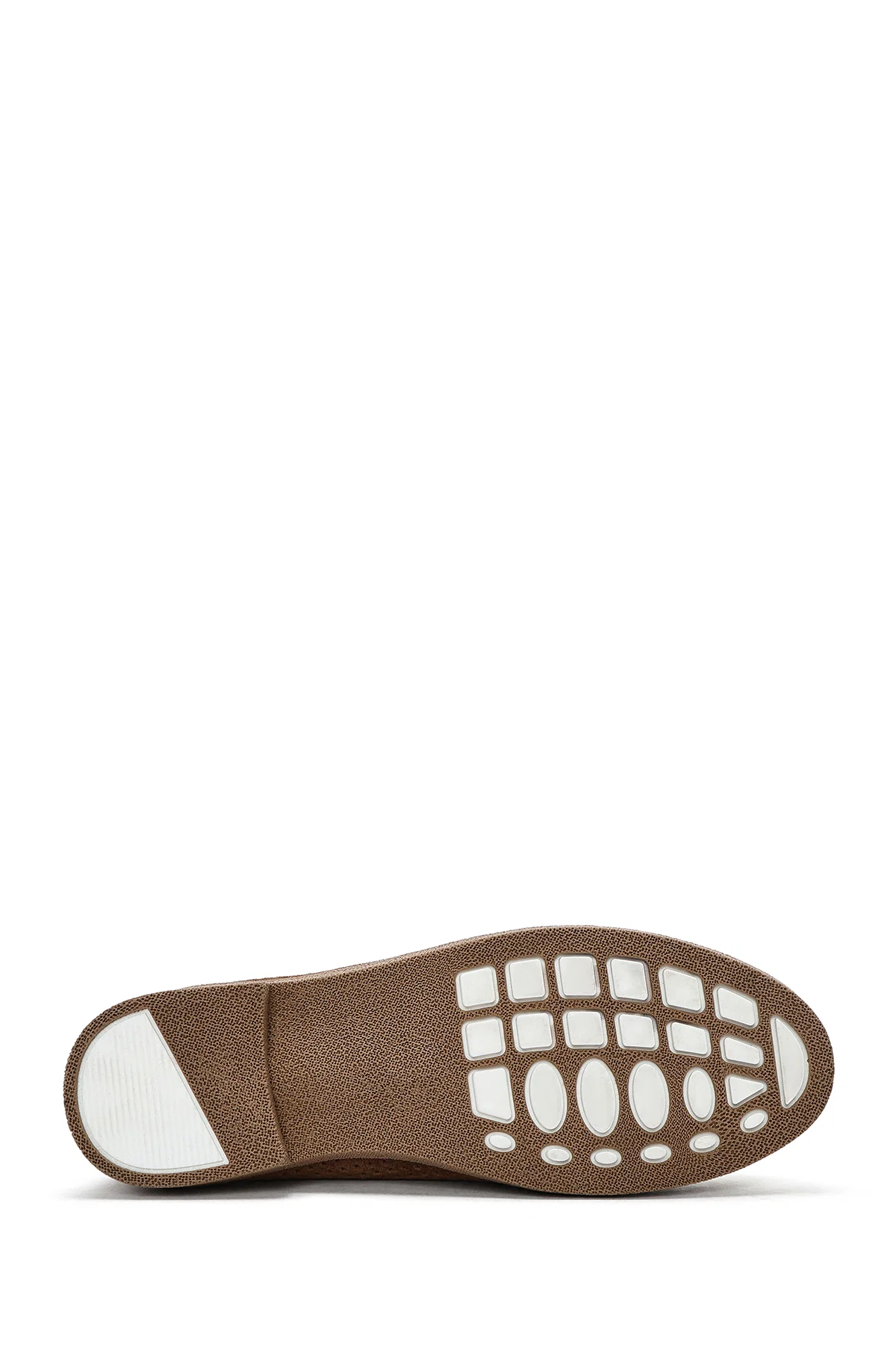 Kadın Taba Süet Deri Loafer - Image 4