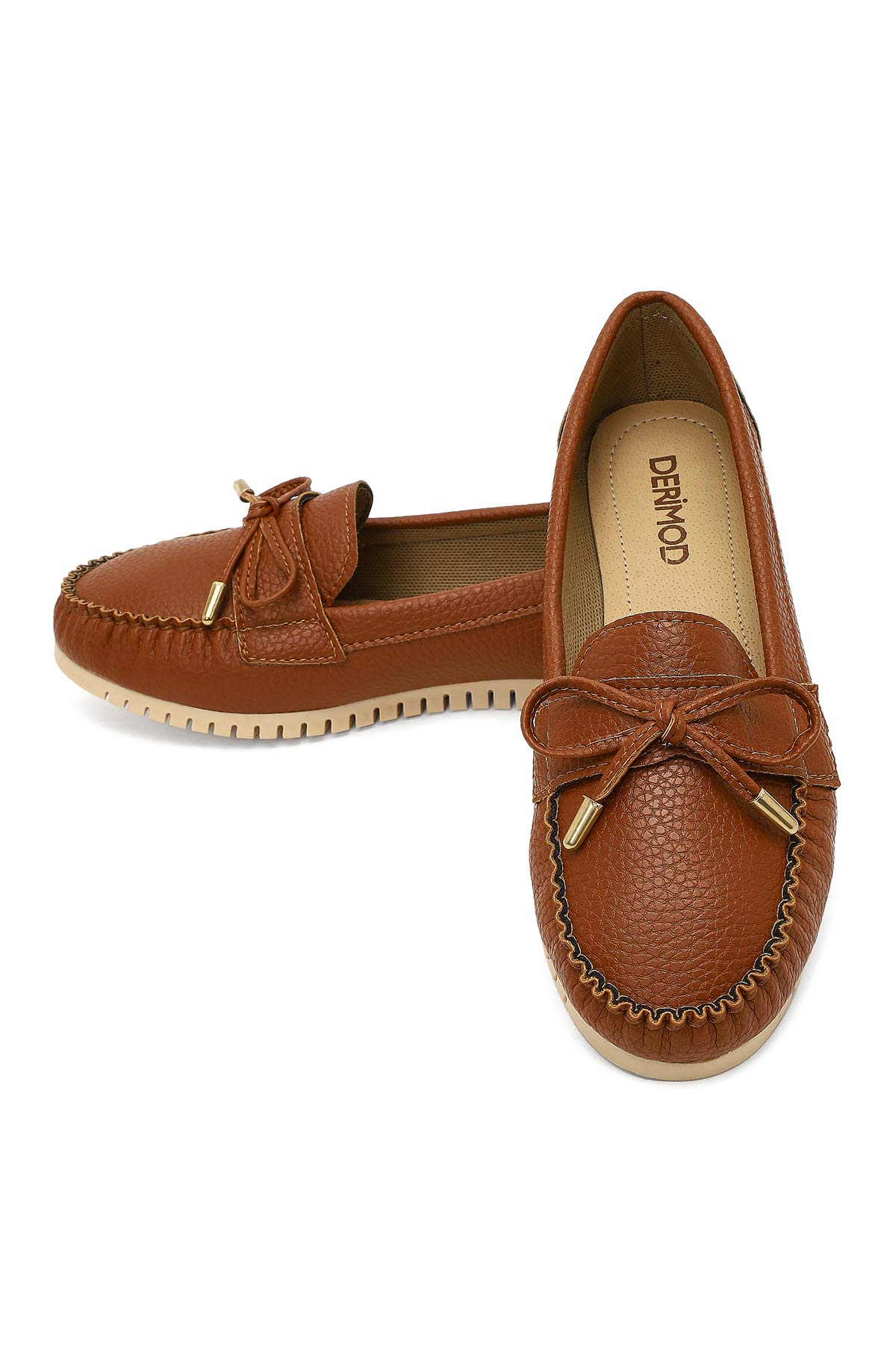 Kadın Taba Tokalı Loafer - Image 10