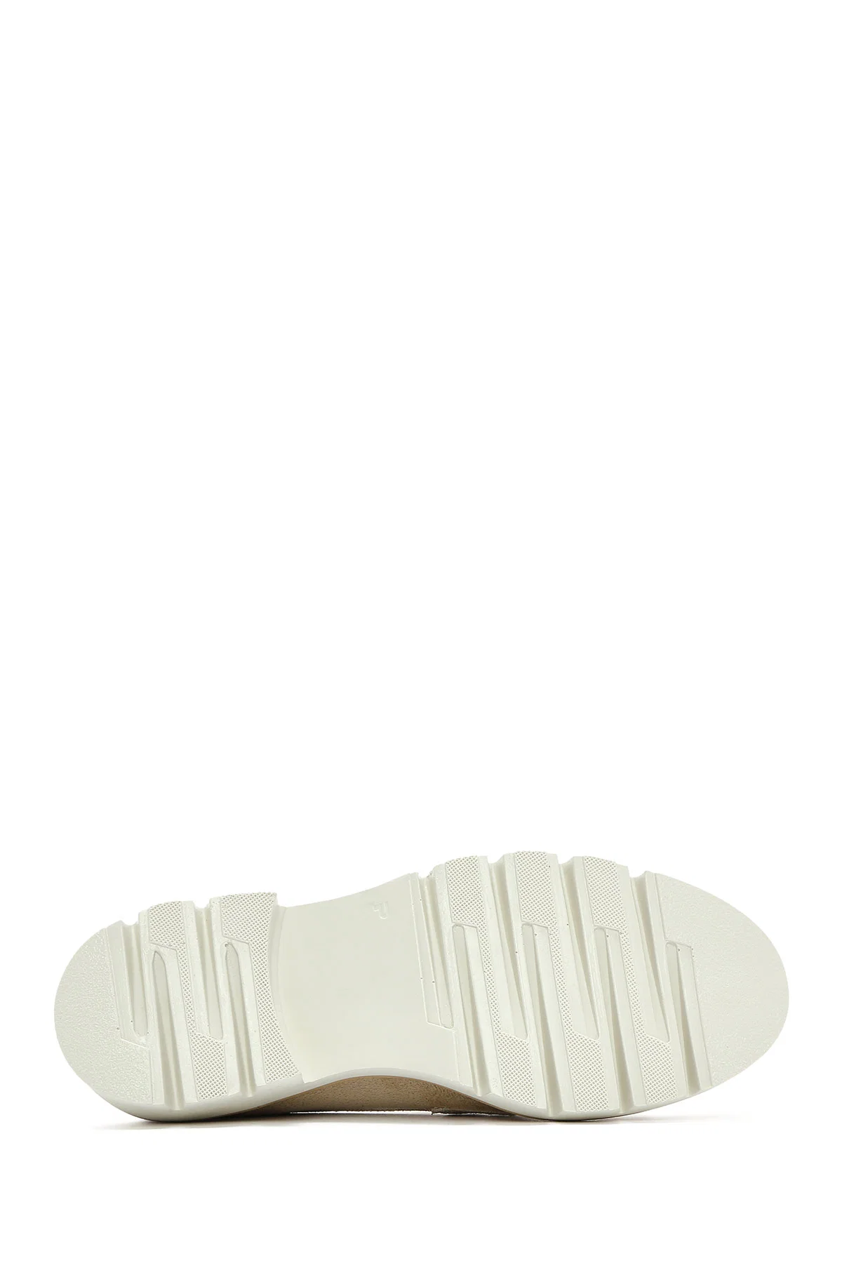 Kadın Taba Tokalı Süet Maskülen Loafer - Image 4