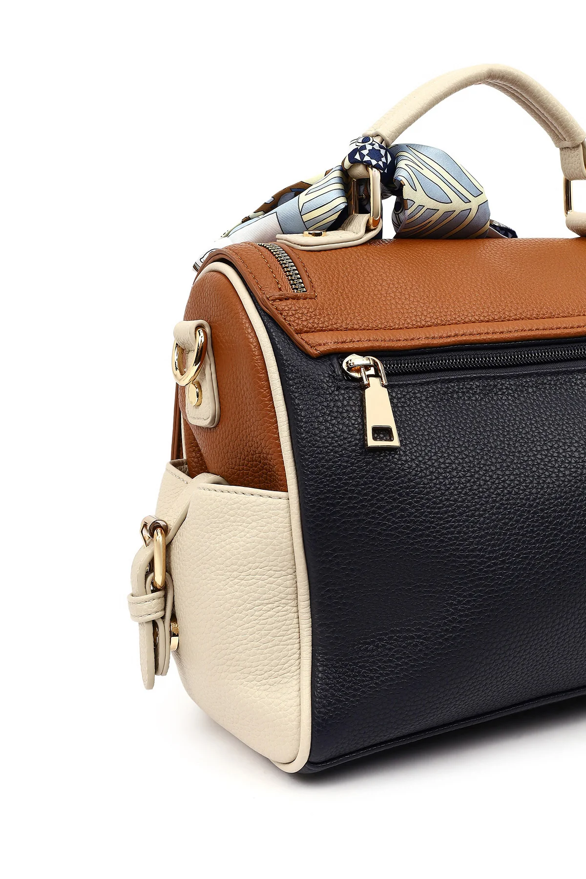 Kadın Taba Uzun Askılı Aksesuar Detaylı Kol Çantası - Image 13