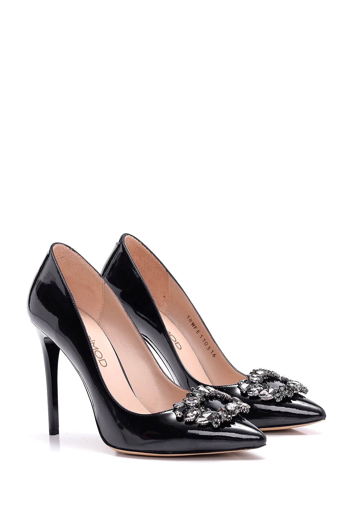 Kadın Taşlı Stiletto - Image 4