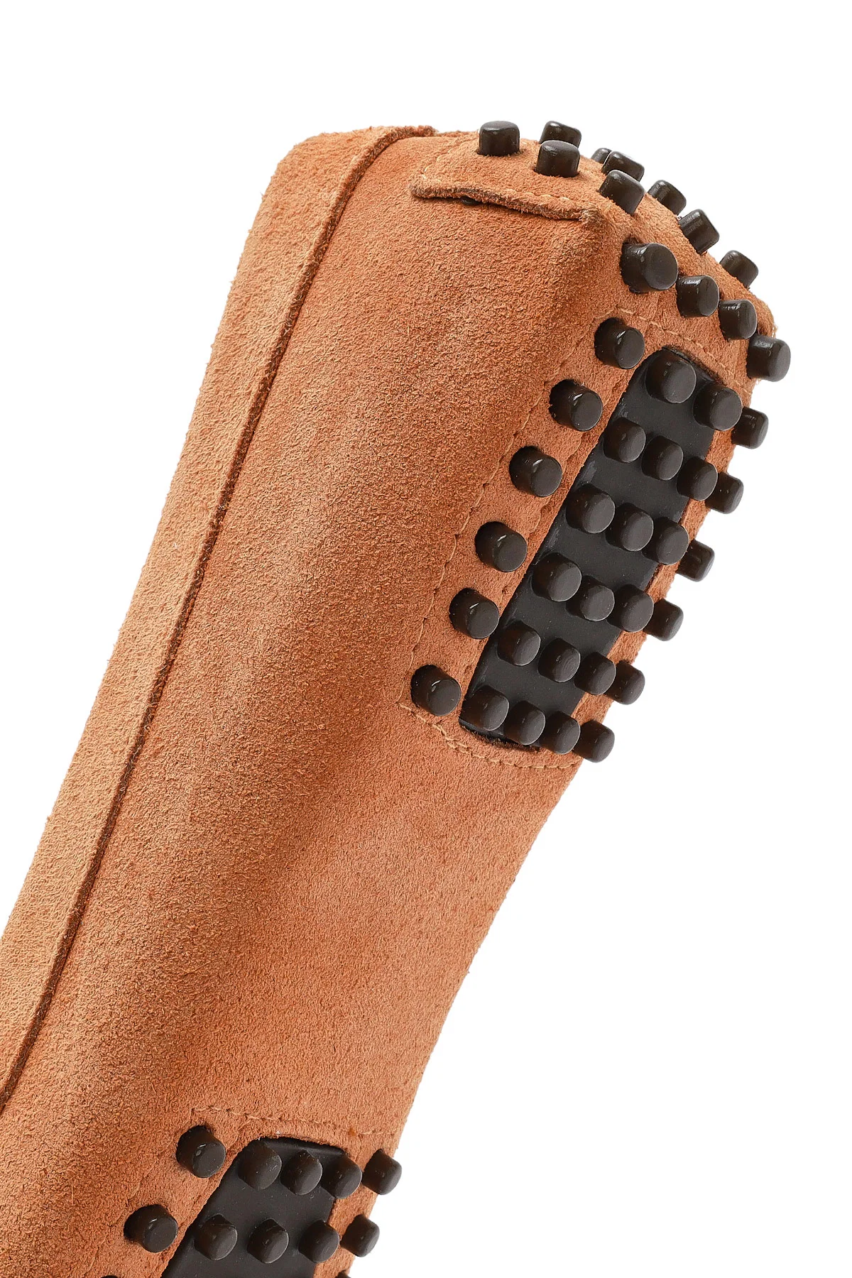 Kadın Turuncu Süet Deri Loafer - Image 7