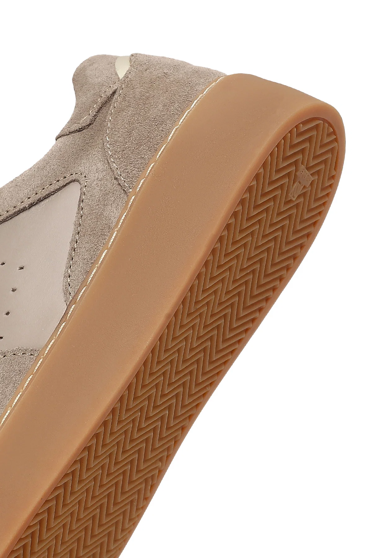 Kadın Vizon Bağcıklı Deri Sneaker - Image 8
