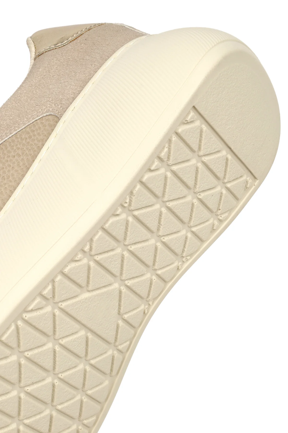 Kadın Vizon Bağcıklı Kalın Tabanlı Sneaker - Image 9