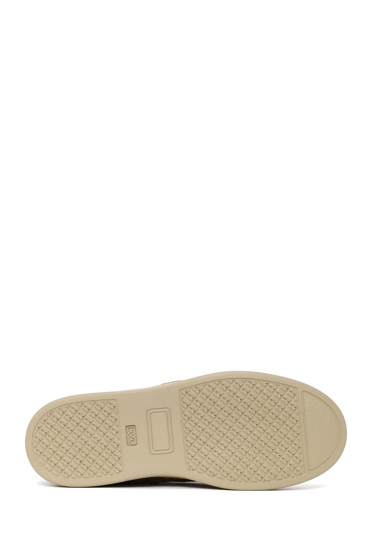 Kadın Vizon Bağcıklı Kalın Tabanlı Süet Deri Sneaker - Image 5