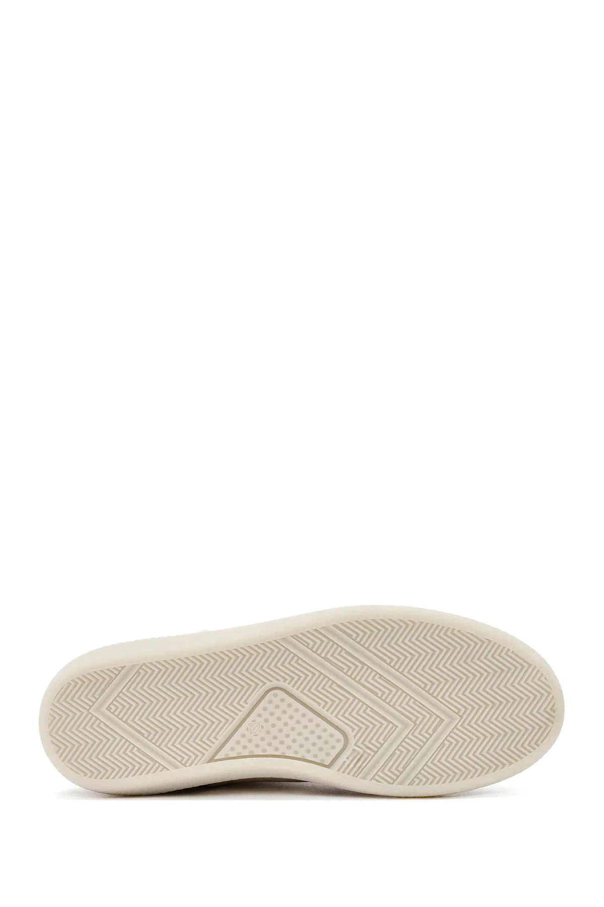 Kadın Vizon Bağcıklı Süet Deri Sneaker - Image 4