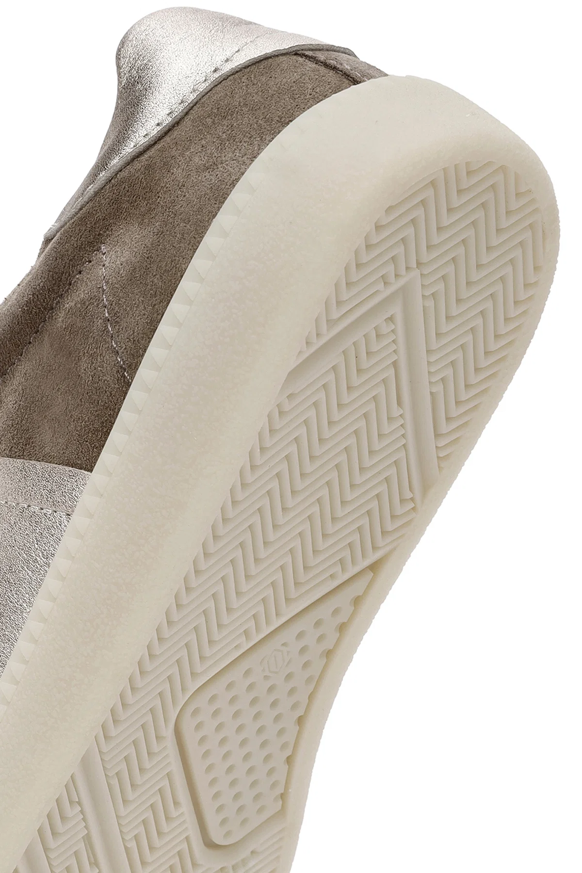 Kadın Vizon Bağcıklı Süet Deri Sneaker - Image 8