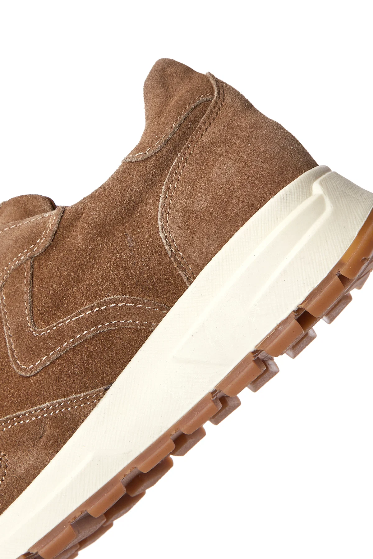 Kadın Vizon Bağcıklı Süet Deri Sneaker - Image 7