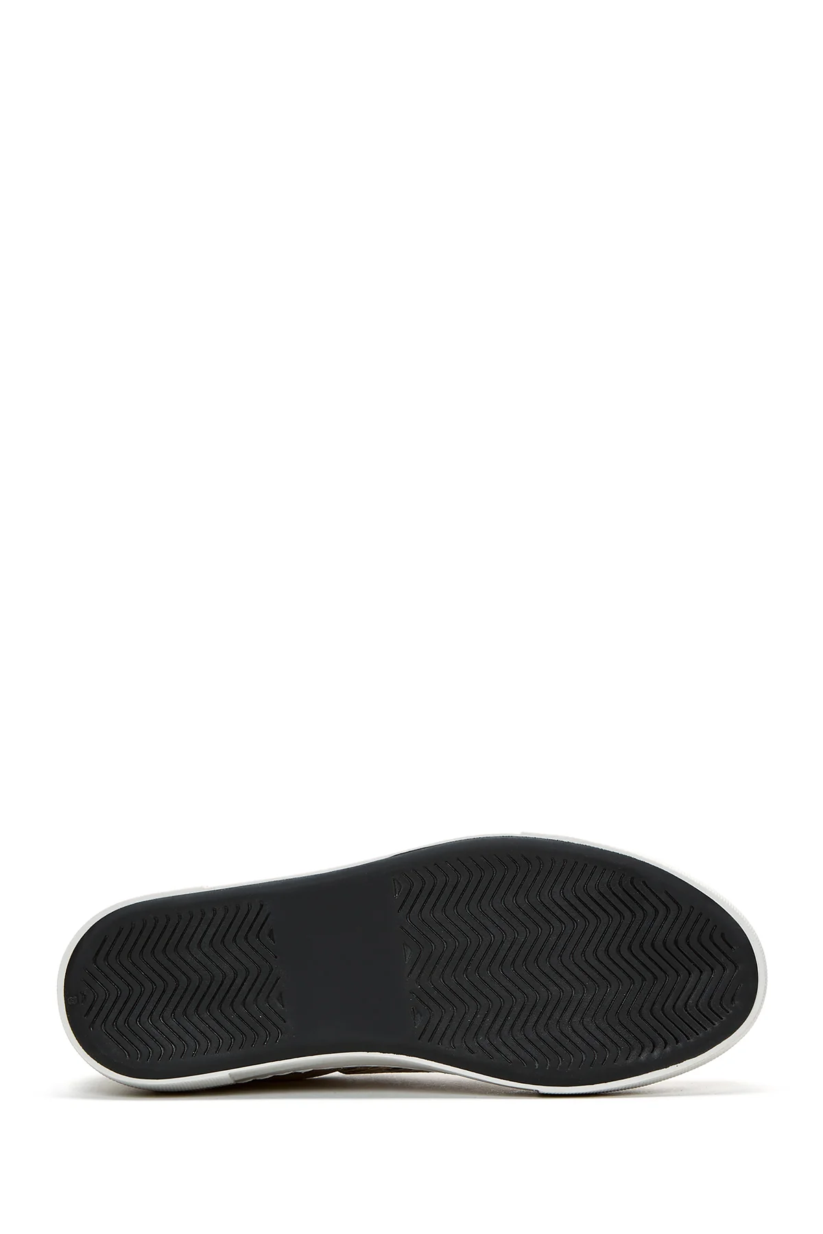 Kadın Vizon Deri Desenli Sneaker - Image 4