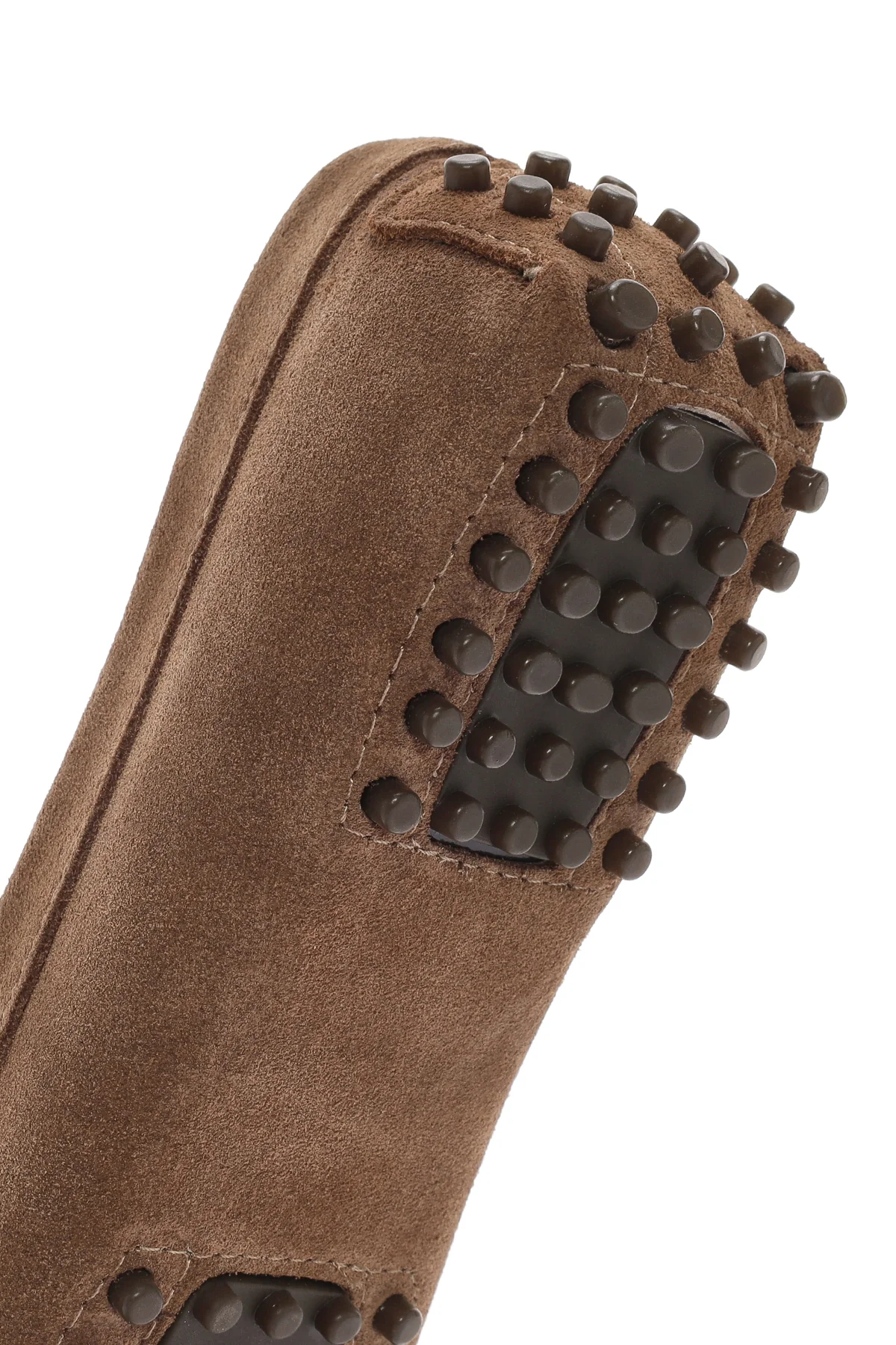 Kadın Vizon Püskül Detaylı Süet Deri Loafer - Image 8
