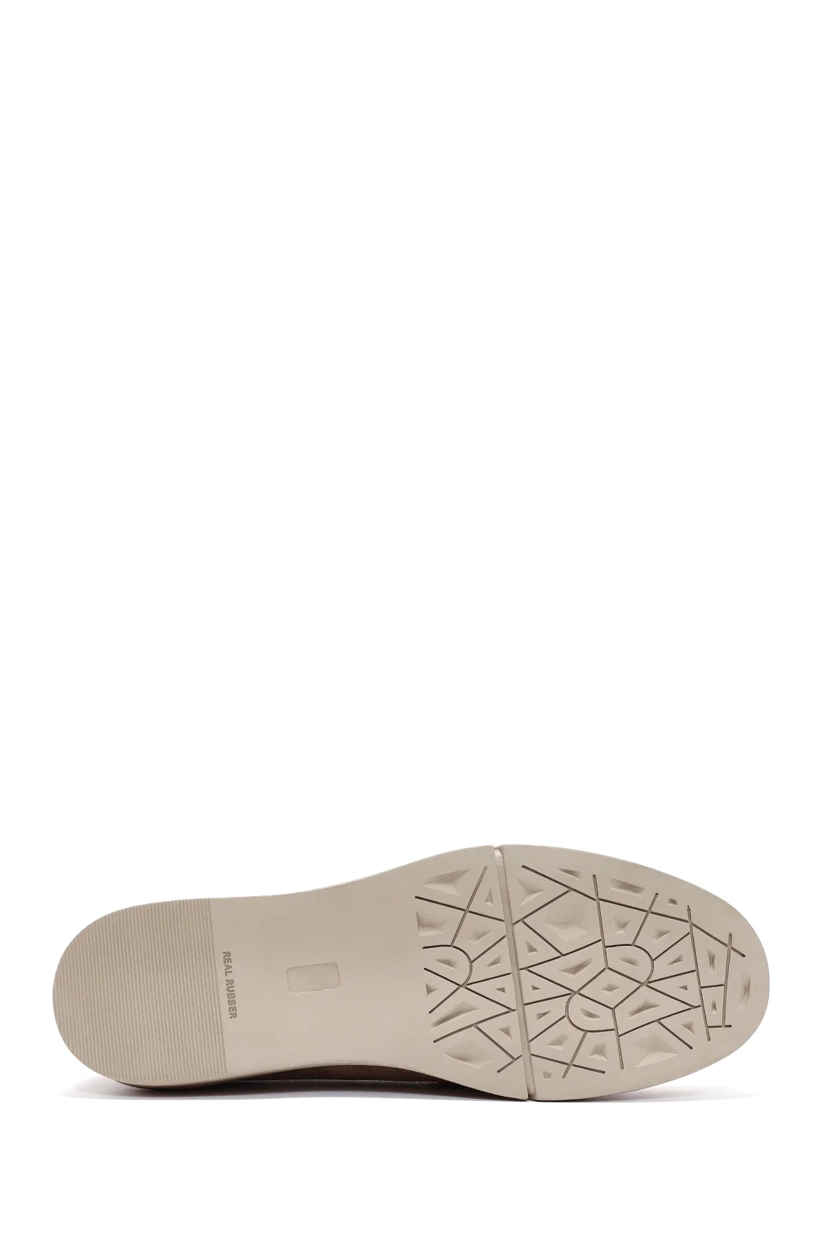 Kadın Vizon Süet Deri Comfort Loafer - Image 4